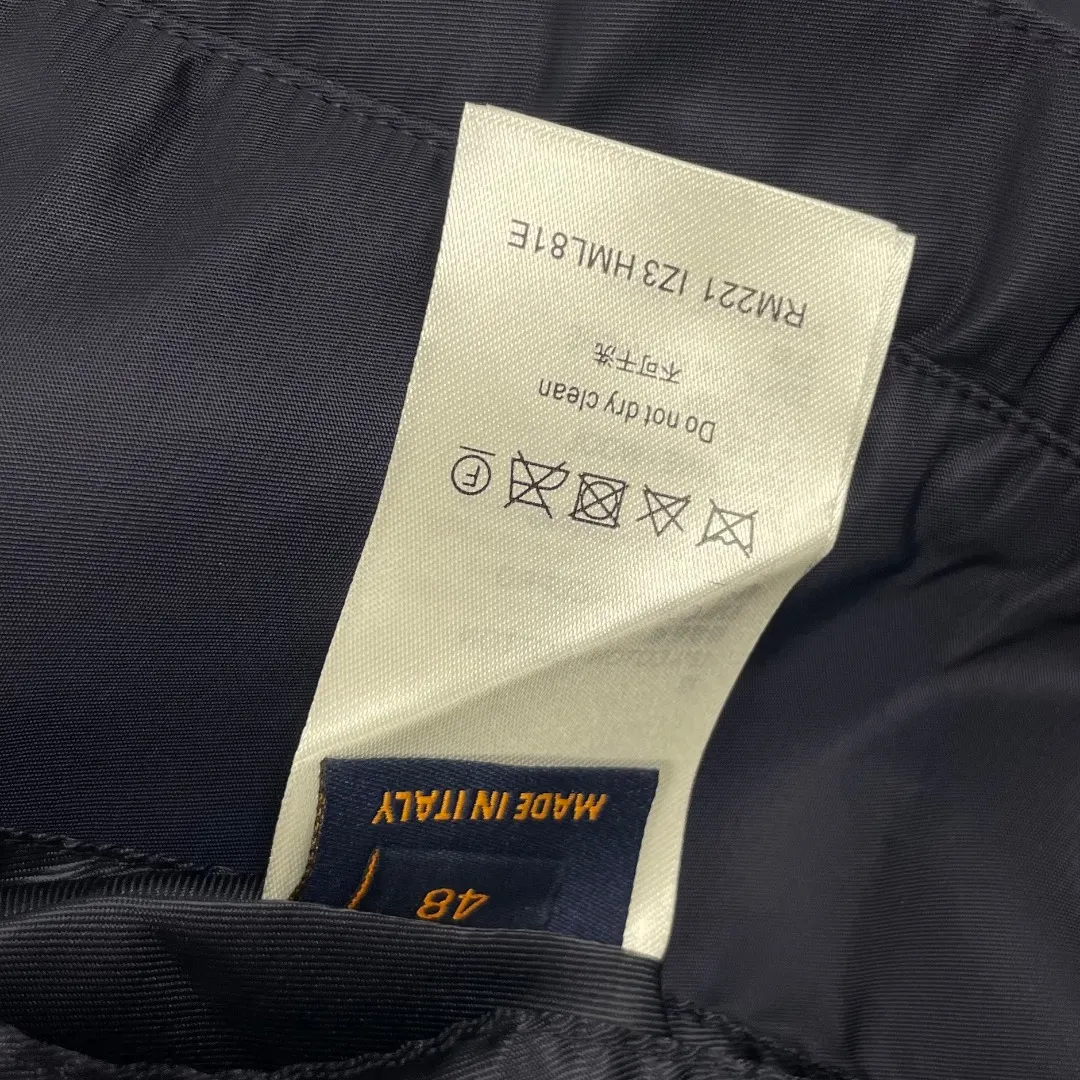 Monogram Mixed-Media Funnel-Neck Jacket D42023296 — view 12
