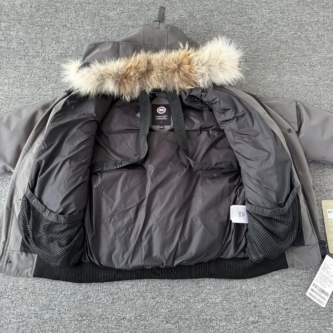 Chilliwack Fur-Trimmed Bomber Down Jacket D42023410 — view 9