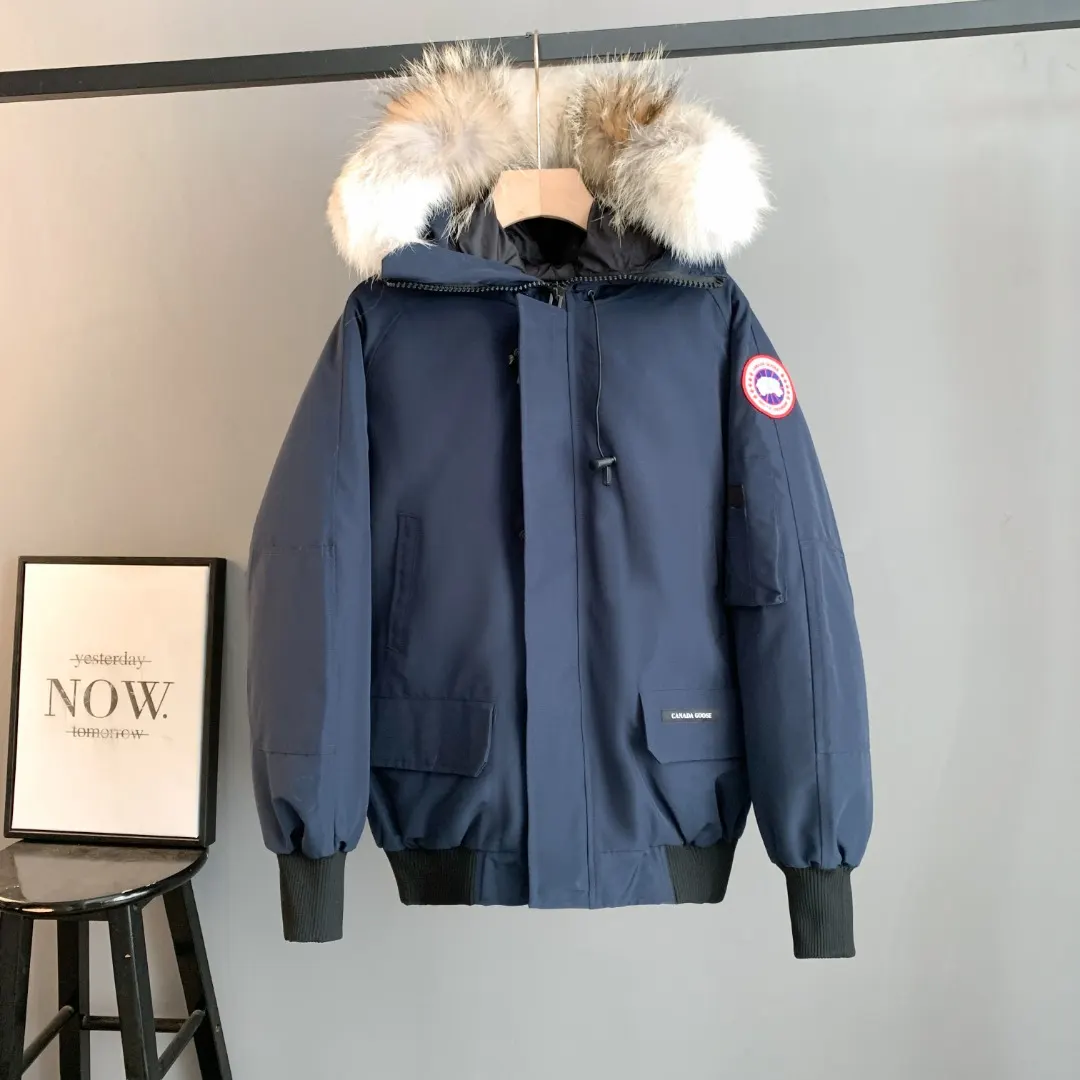 Chilliwack Fur-Trimmed Bomber Down Jacket D42023409