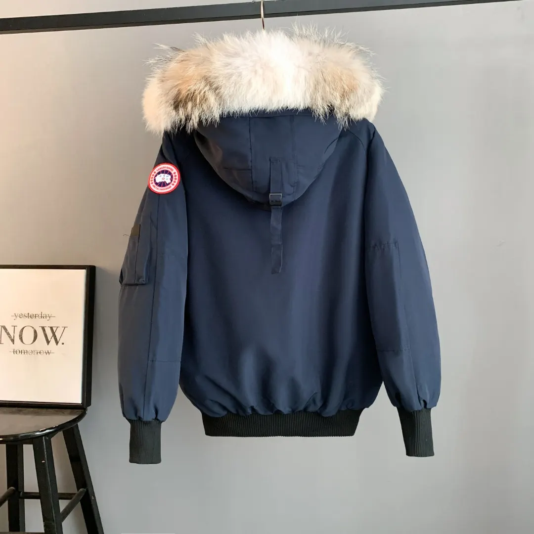 Chilliwack Fur-Trimmed Bomber Down Jacket D42023409 — view 2