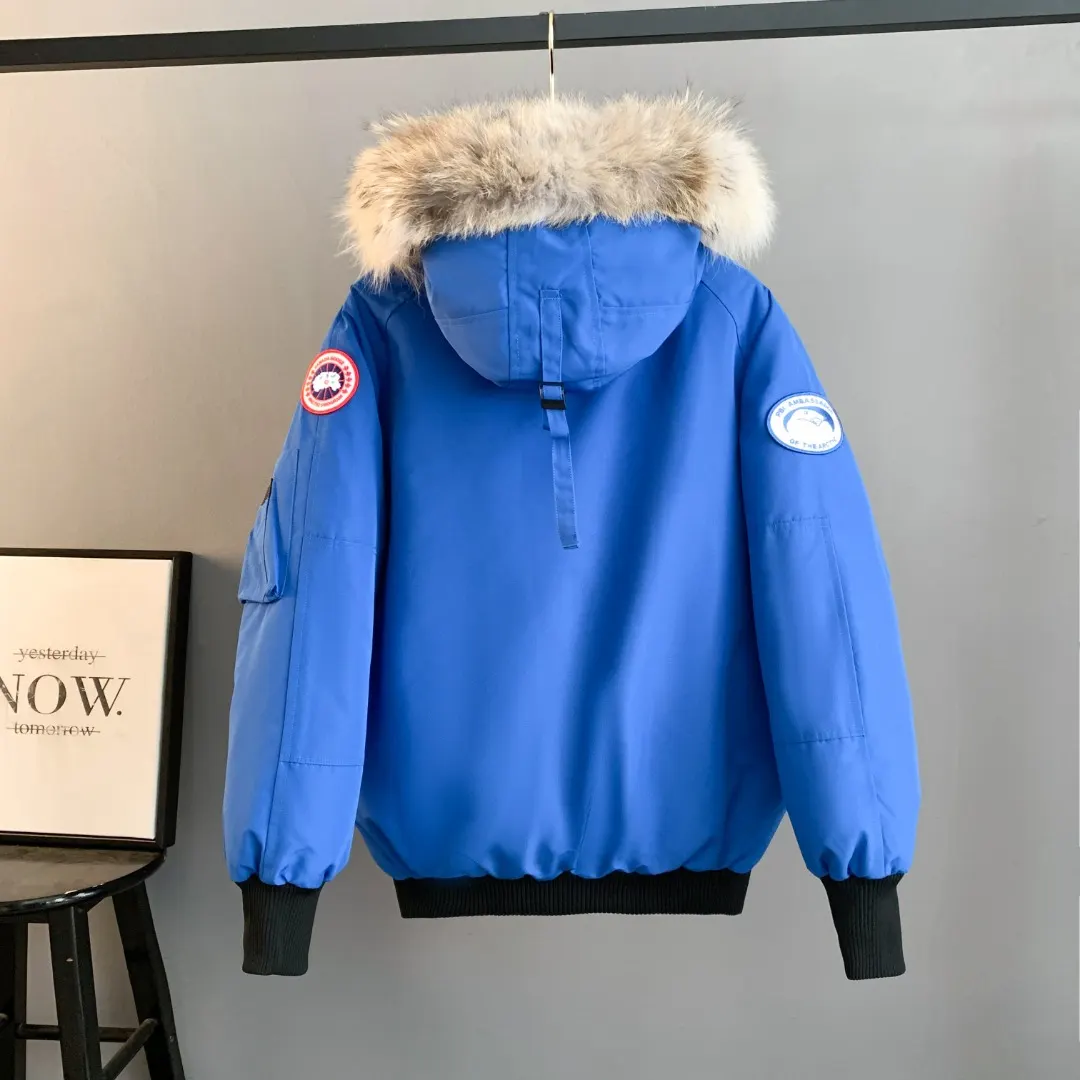 Chilliwack Fur-Trimmed Bomber Down Jacket D42023413 — view 2