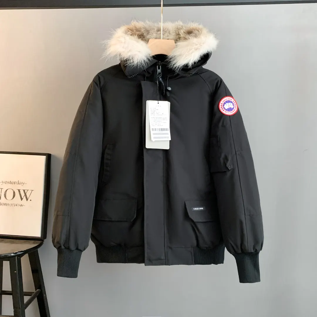 Chilliwack Fur-Trimmed Bomber Down Jacket D42023414
