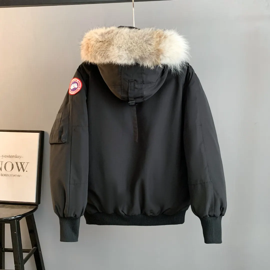 Chilliwack Fur-Trimmed Bomber Down Jacket D42023414 — view 2