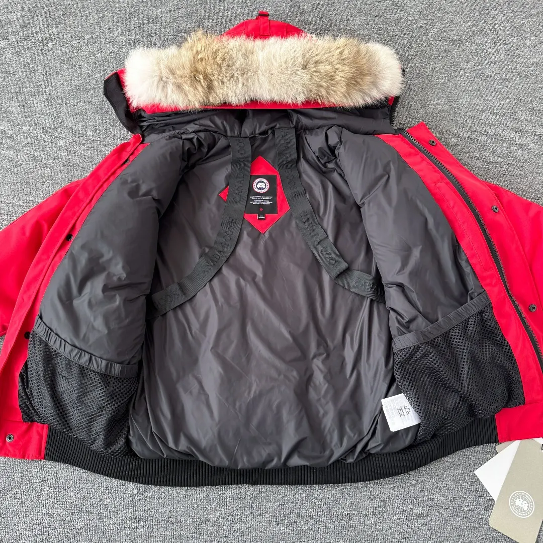 Chilliwack Fur-Trimmed Bomber Down Jacket D42023412 — view 11