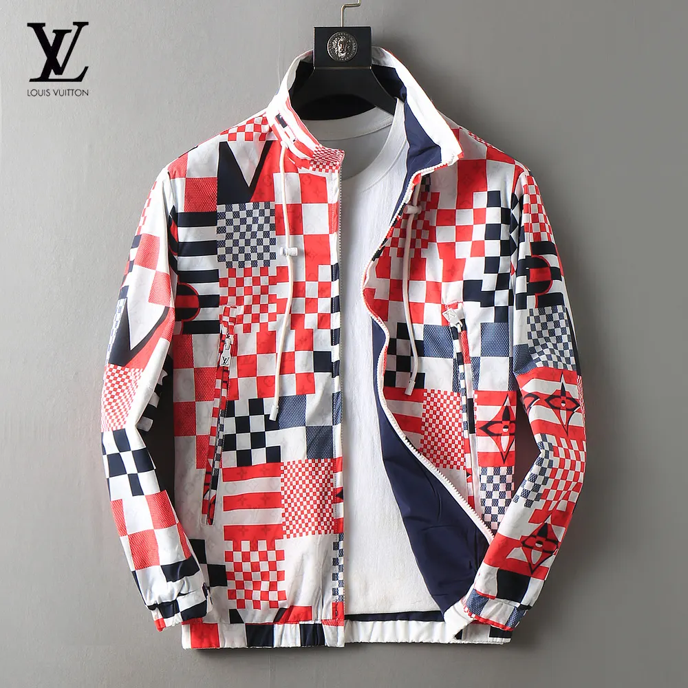 Monogram Damier Patchwork Zip-Up Jacket D42023333