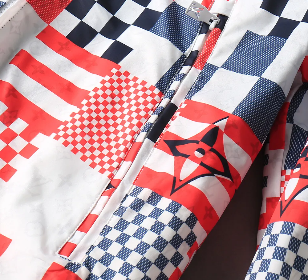 Monogram Damier Patchwork Zip-Up Jacket D42023333 — view 9