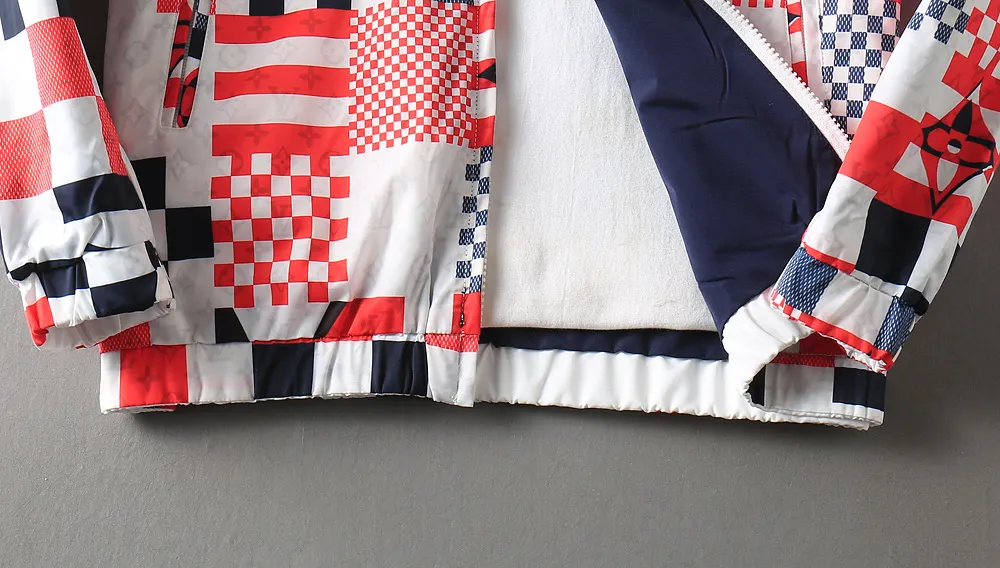 Monogram Damier Patchwork Zip-Up Jacket D42023333 — view 10