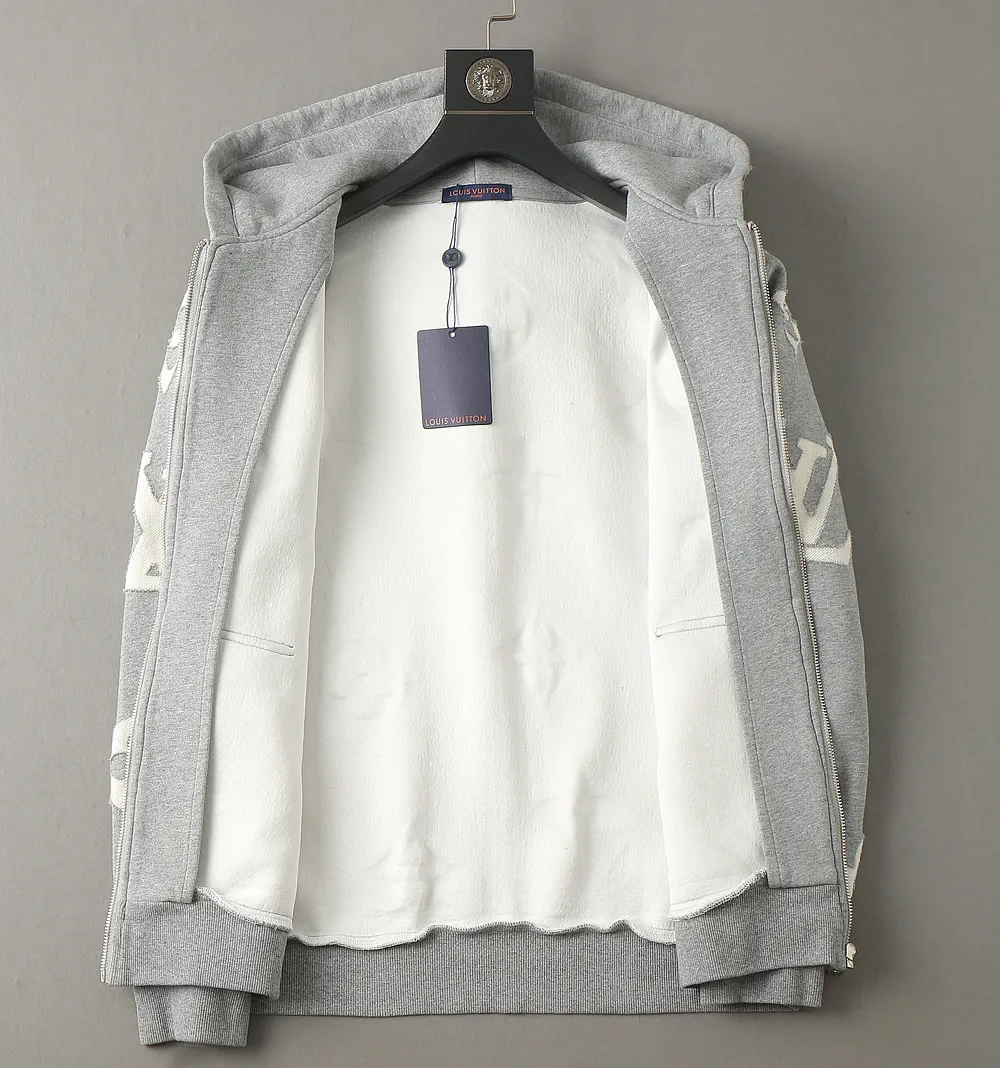 Monogram Zip-Up Hooded Jacket D42023328 — view 3
