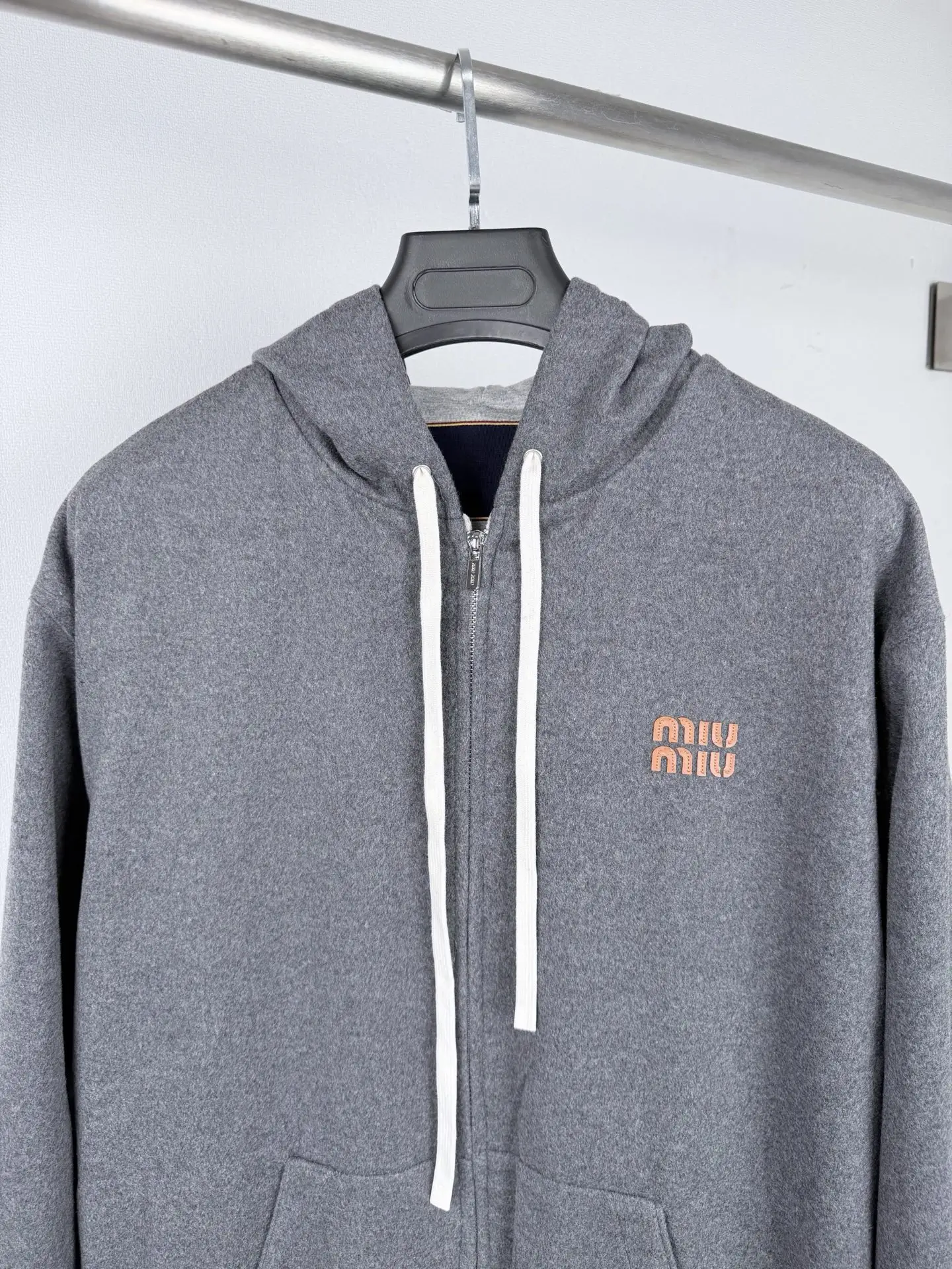 Reversible Striped Fleece Zip-Up Hoodie D42020006 — view 2