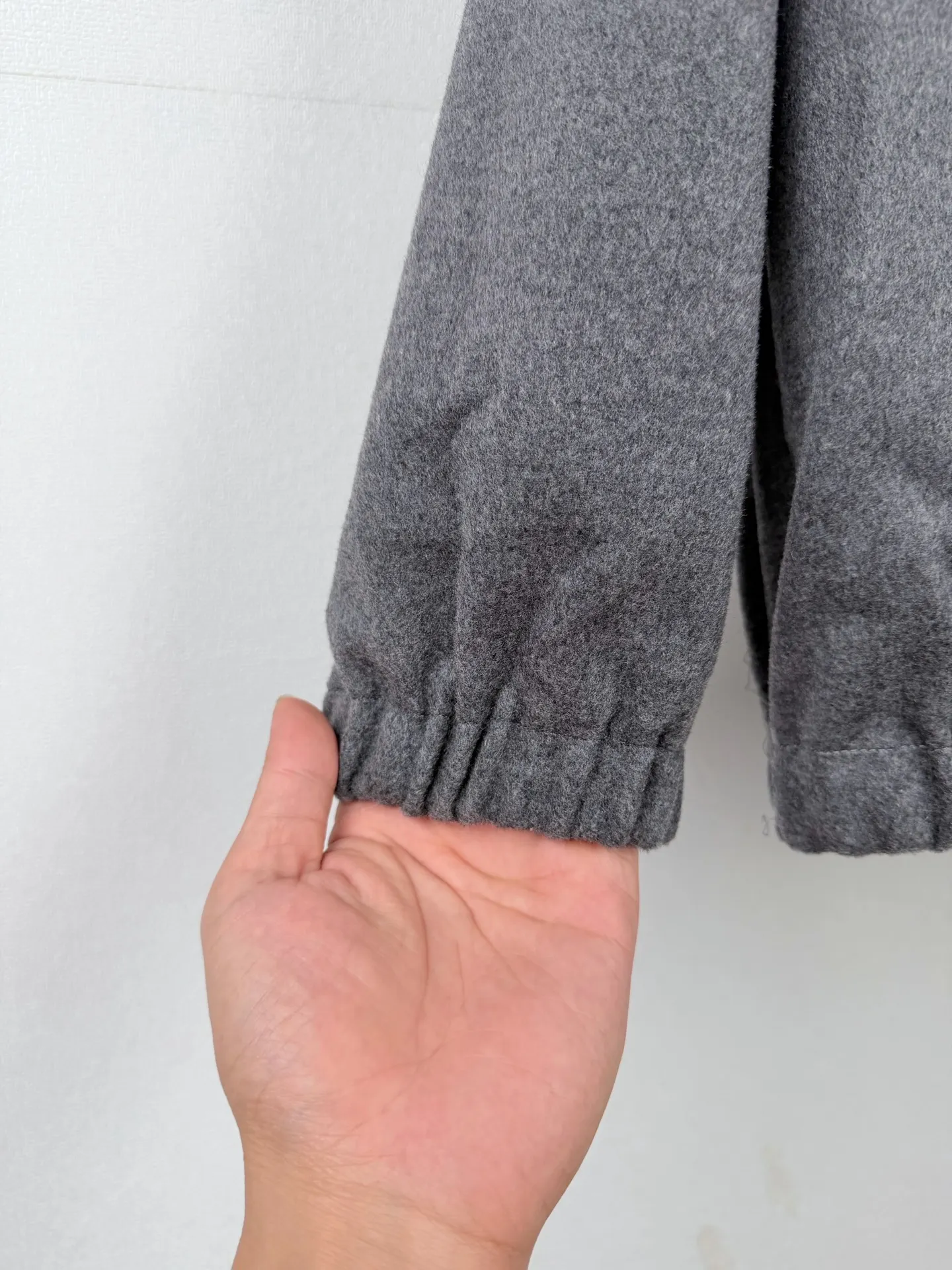 Reversible Striped Fleece Zip-Up Hoodie D42020006 — view 8