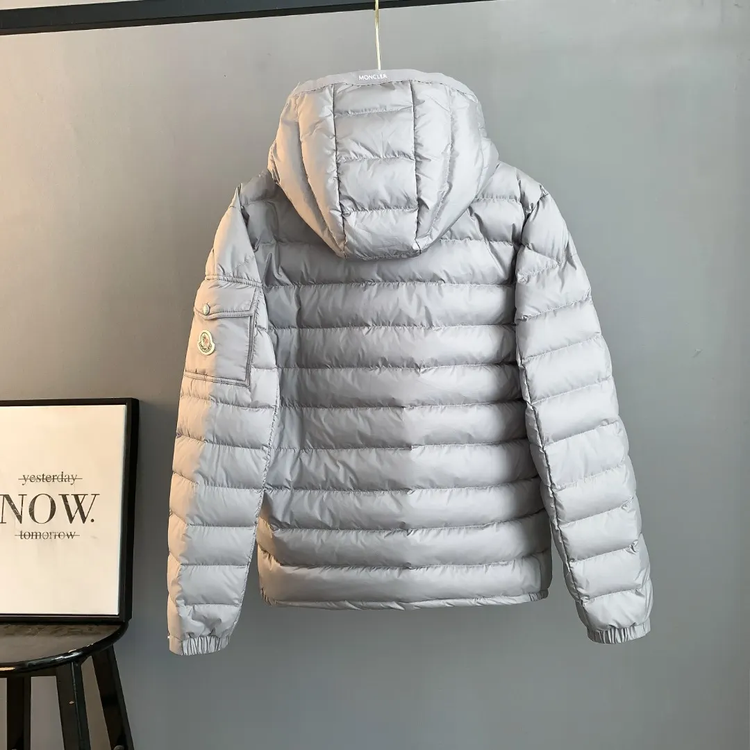 Lightweight Quilted Down Hooded Jacket D42023420 — view 2