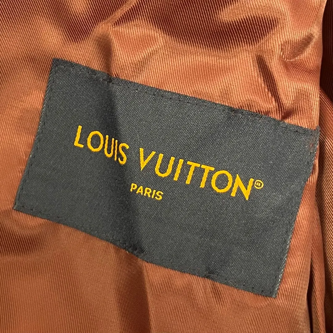 Logo-Embroidered Wool and Leather Varsity Jacket D42523291 — view 14