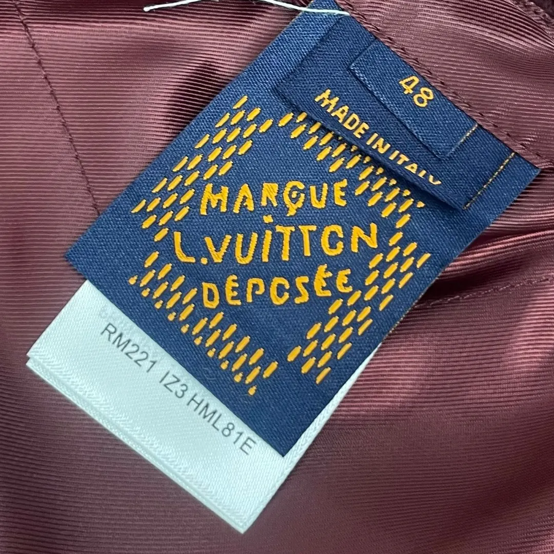 Logo-Embroidered Wool and Leather Varsity Jacket D42523291 — view 15