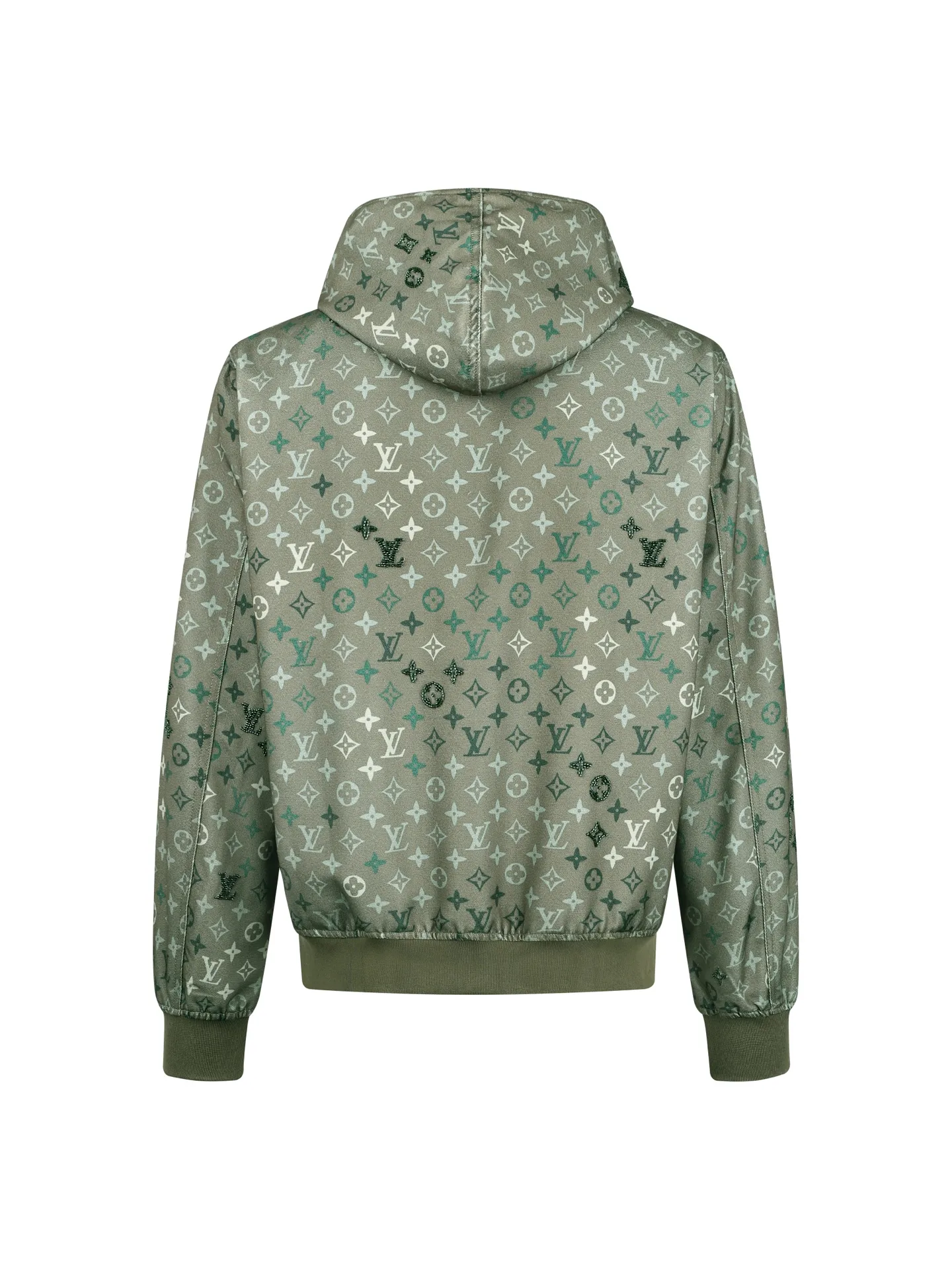 Monogram All-Over Print Hooded Jacket D42523600 — view 2