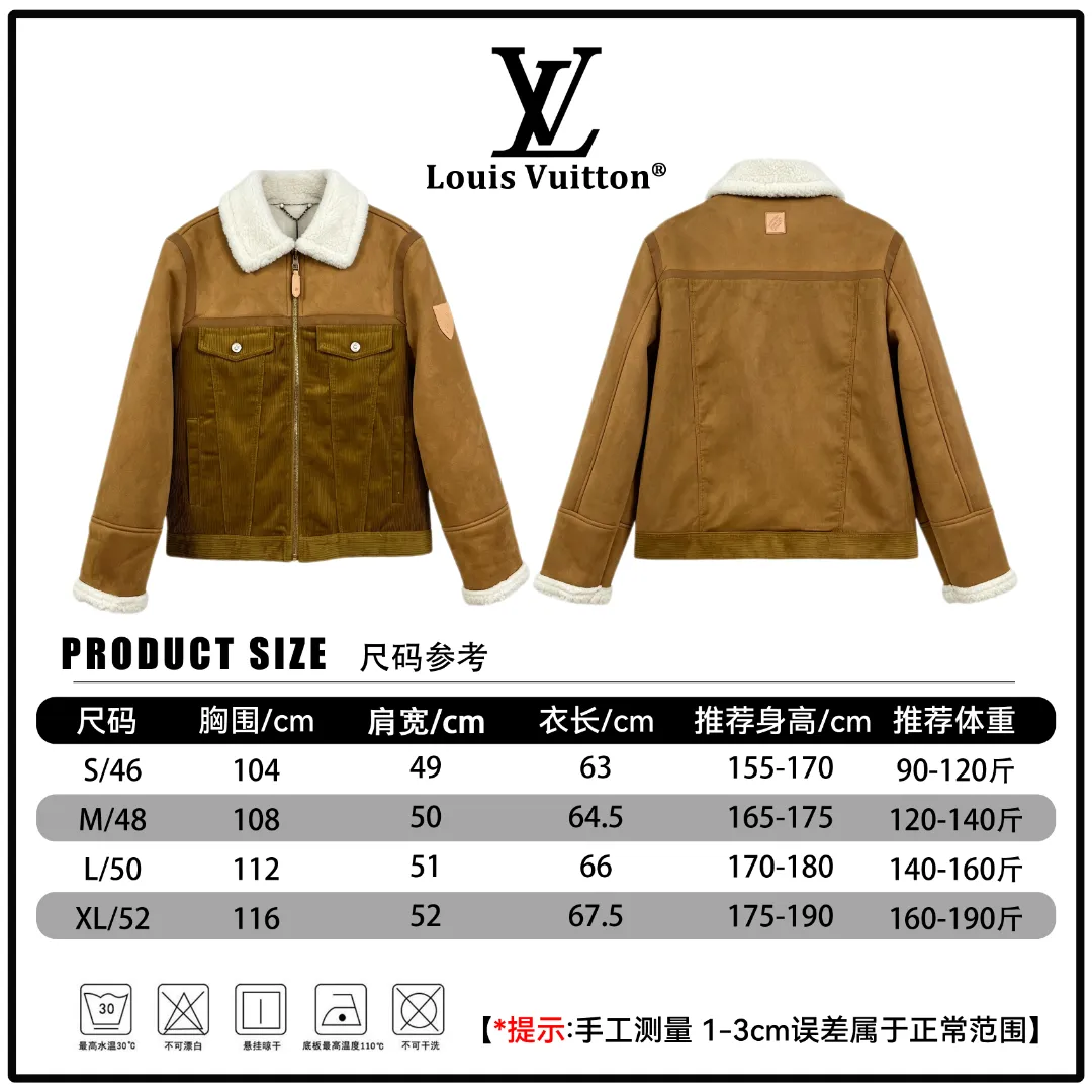 Corduroy and Faux-Suede Shearling-Collar Jacket D43023292 — view 15