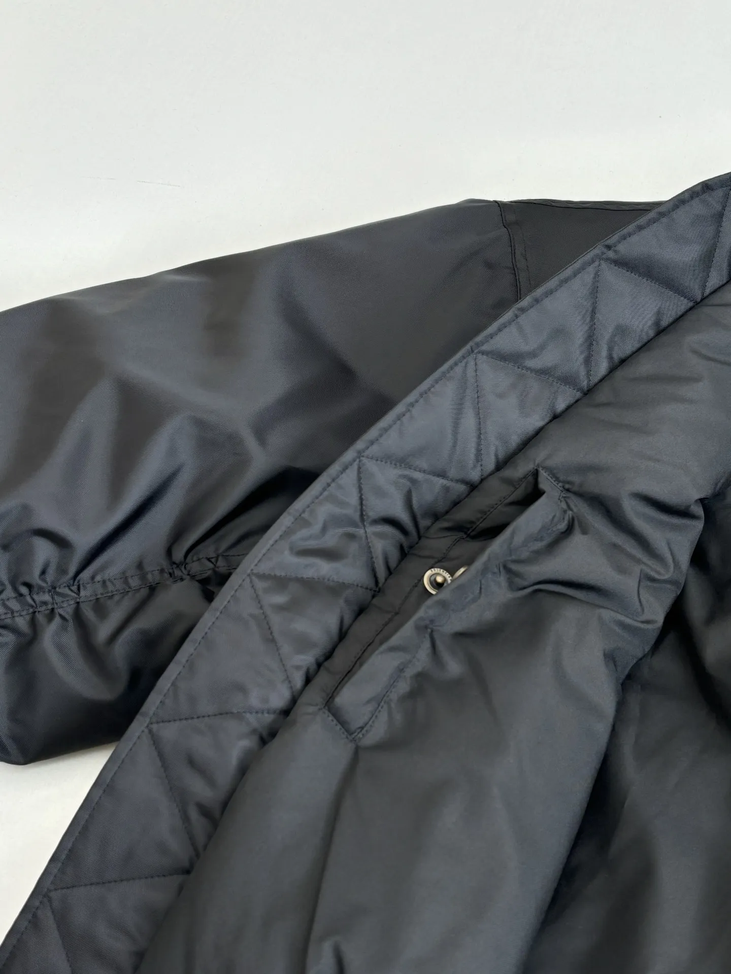 Embroidered Crest Oversized Bomber Jacket D43523428 — view 12