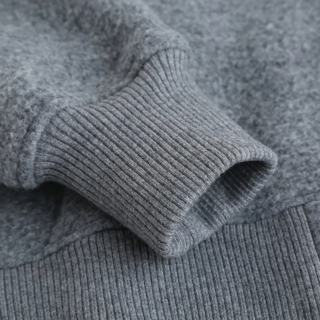 Wool-Blend Fleece Bomber Jacket D43521910 — view 5