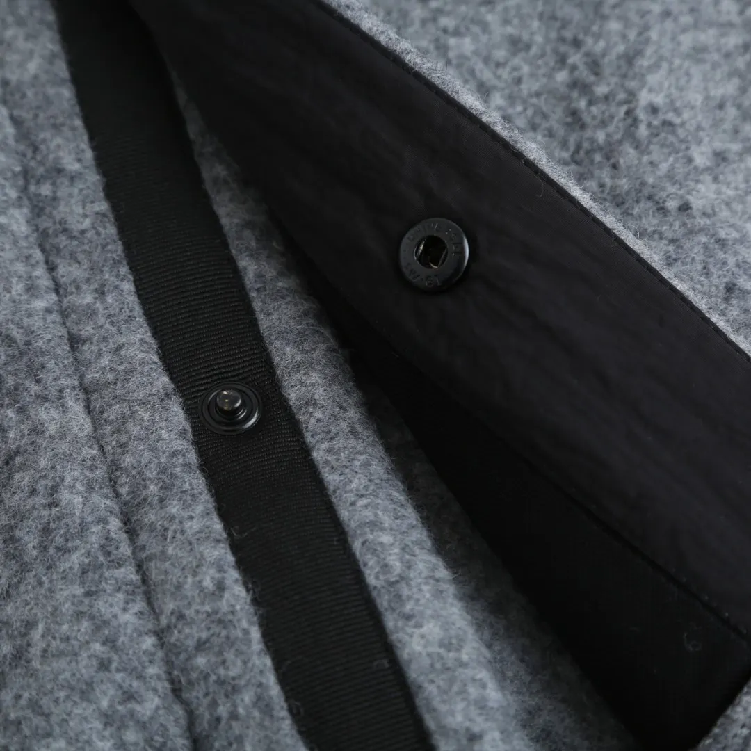 Wool-Blend Fleece Bomber Jacket D43521910 — view 6