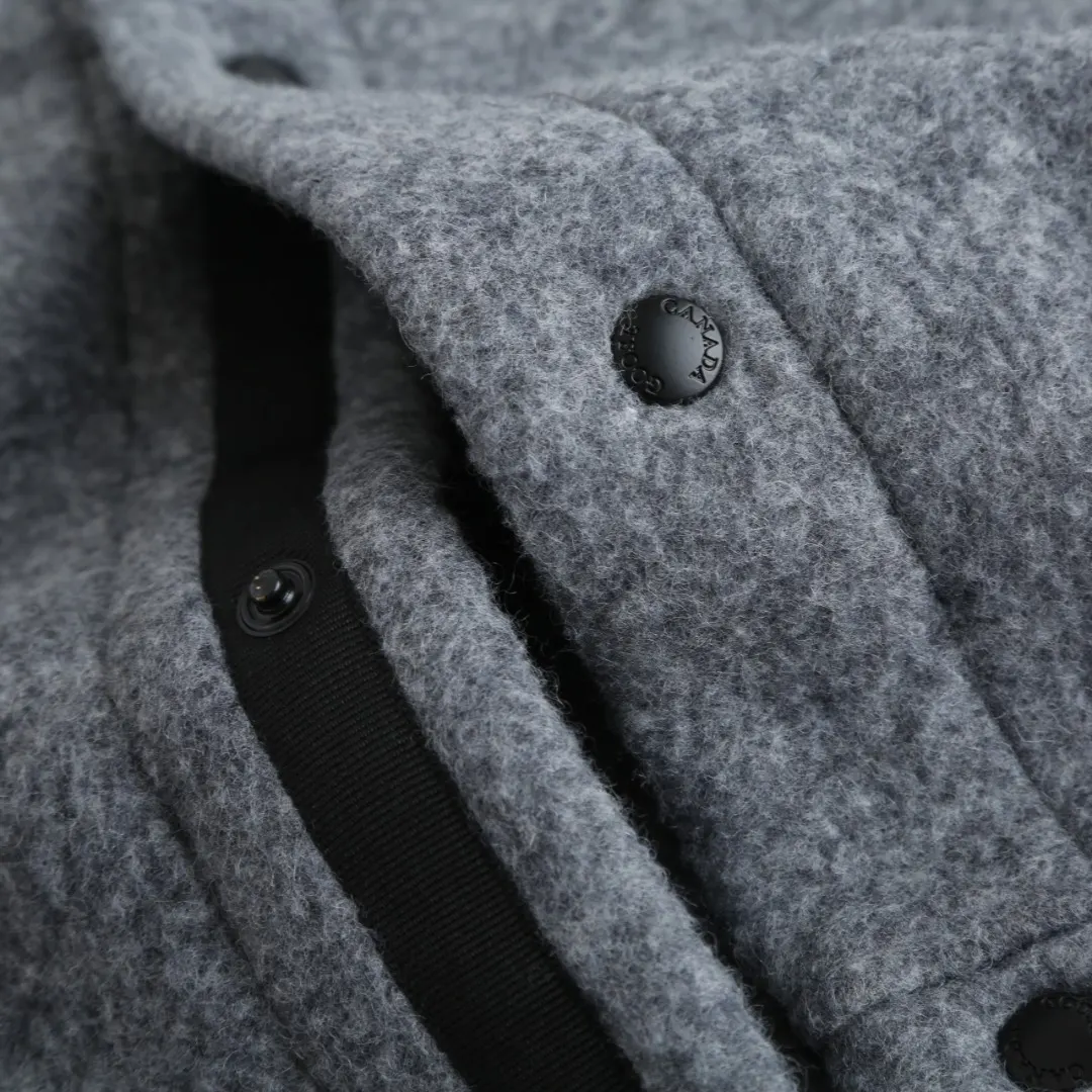 Wool-Blend Fleece Bomber Jacket D43521910 — view 7