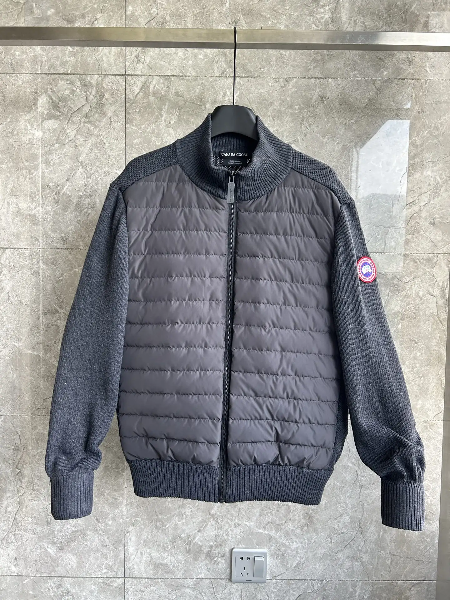 HyBridge Knit Merino Wool Jacket D44022727