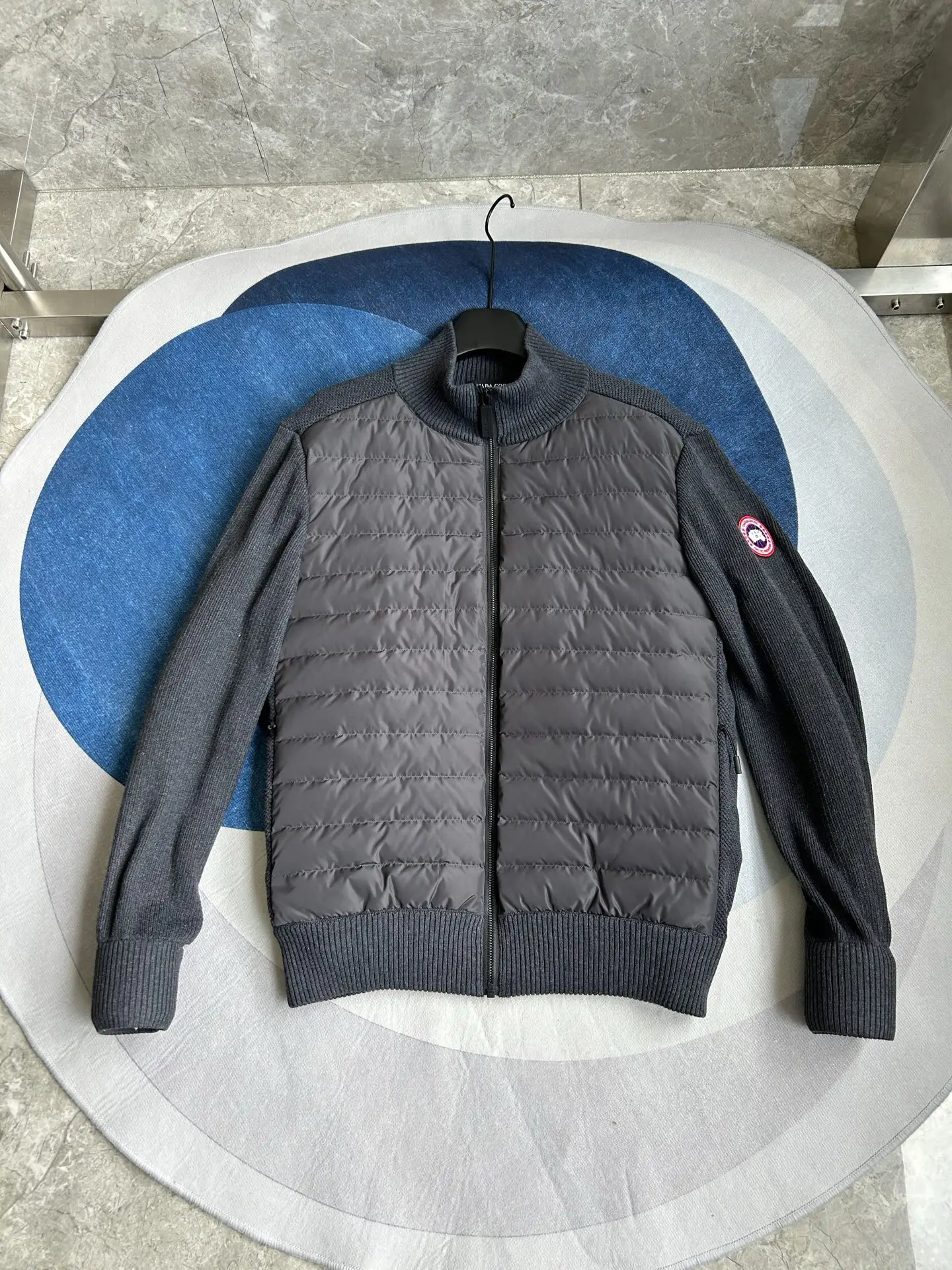 HyBridge Knit Merino Wool Jacket D44022727 — view 3