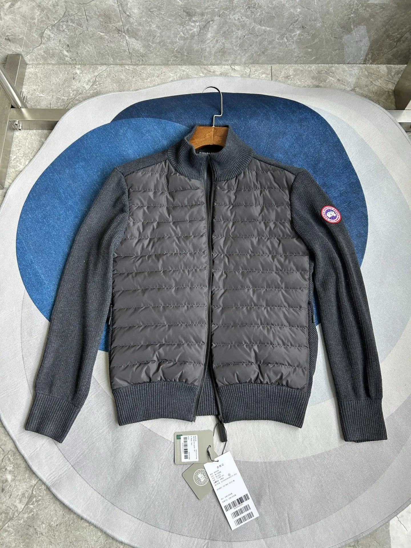 HyBridge Knit Merino Wool Jacket D44022727 — view 4
