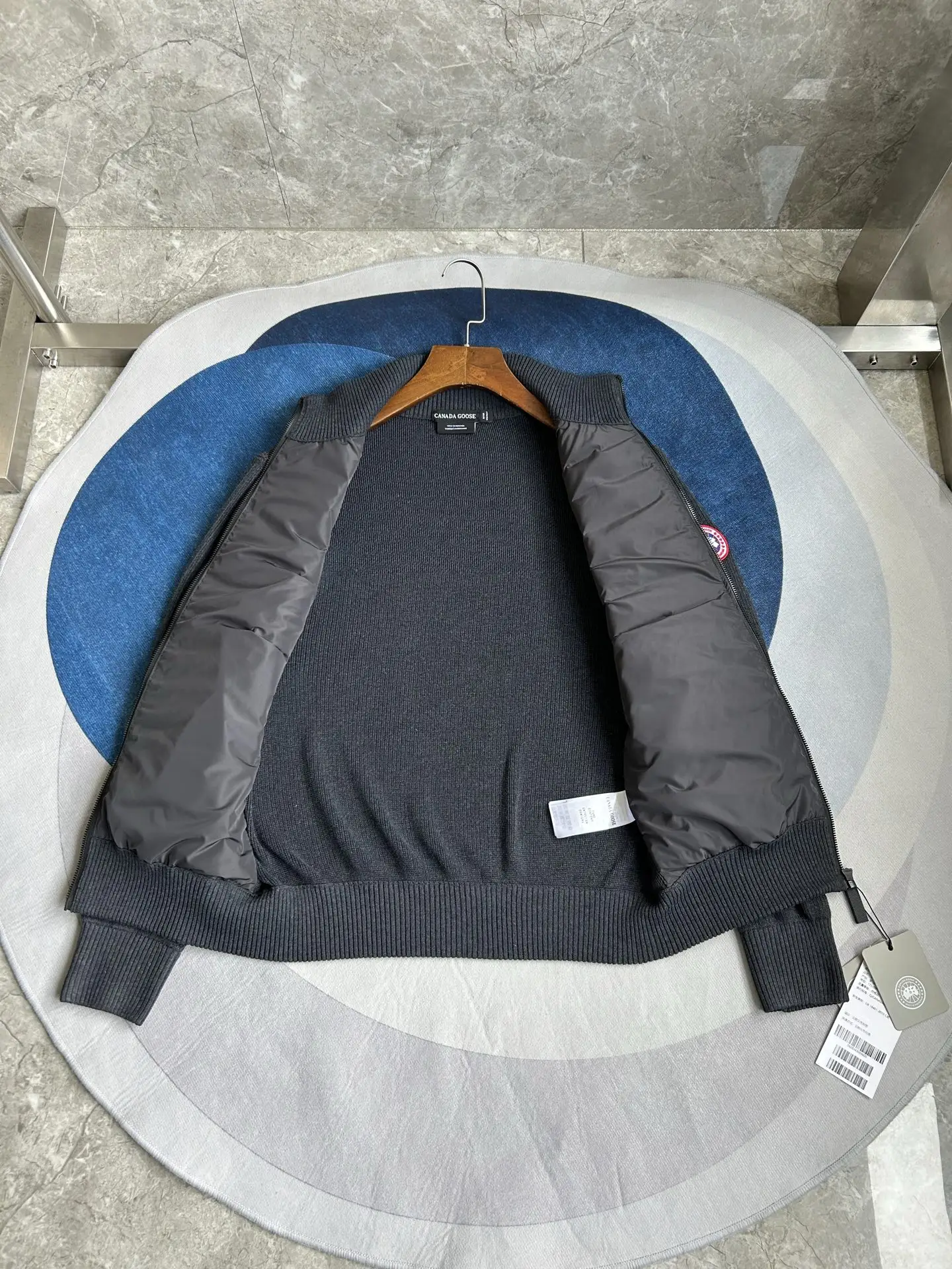 HyBridge Knit Merino Wool Jacket D44022727 — view 5