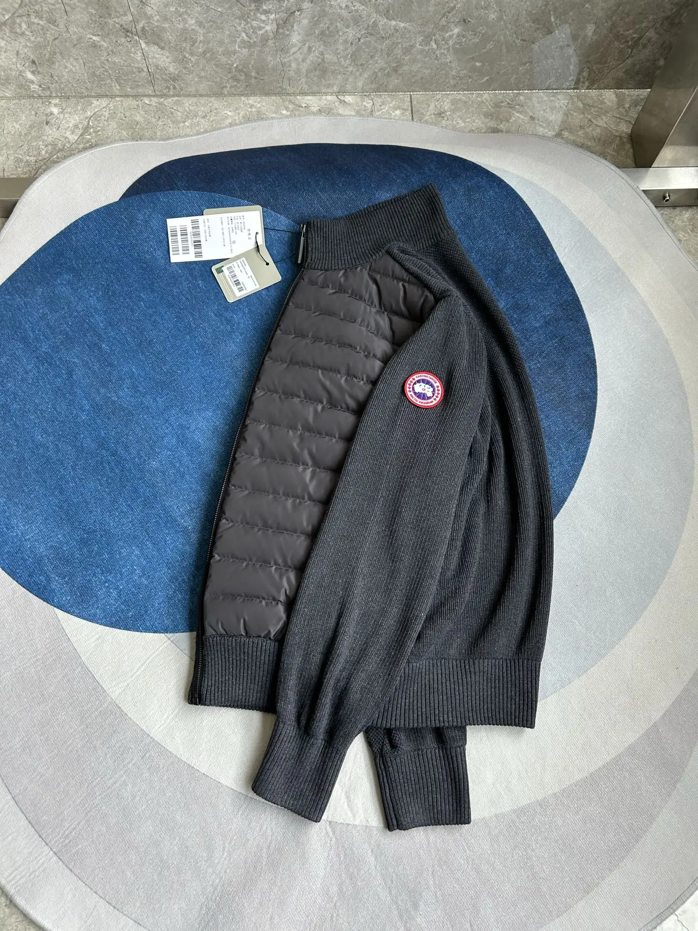 HyBridge Knit Merino Wool Jacket D44022727 — view 6
