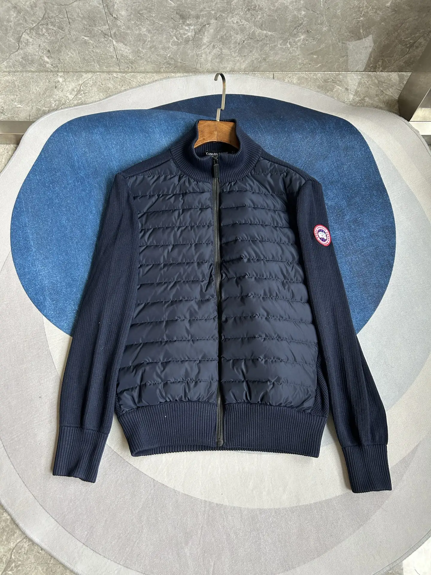 HyBridge Knit Merino Wool Jacket D44022723 — view 3