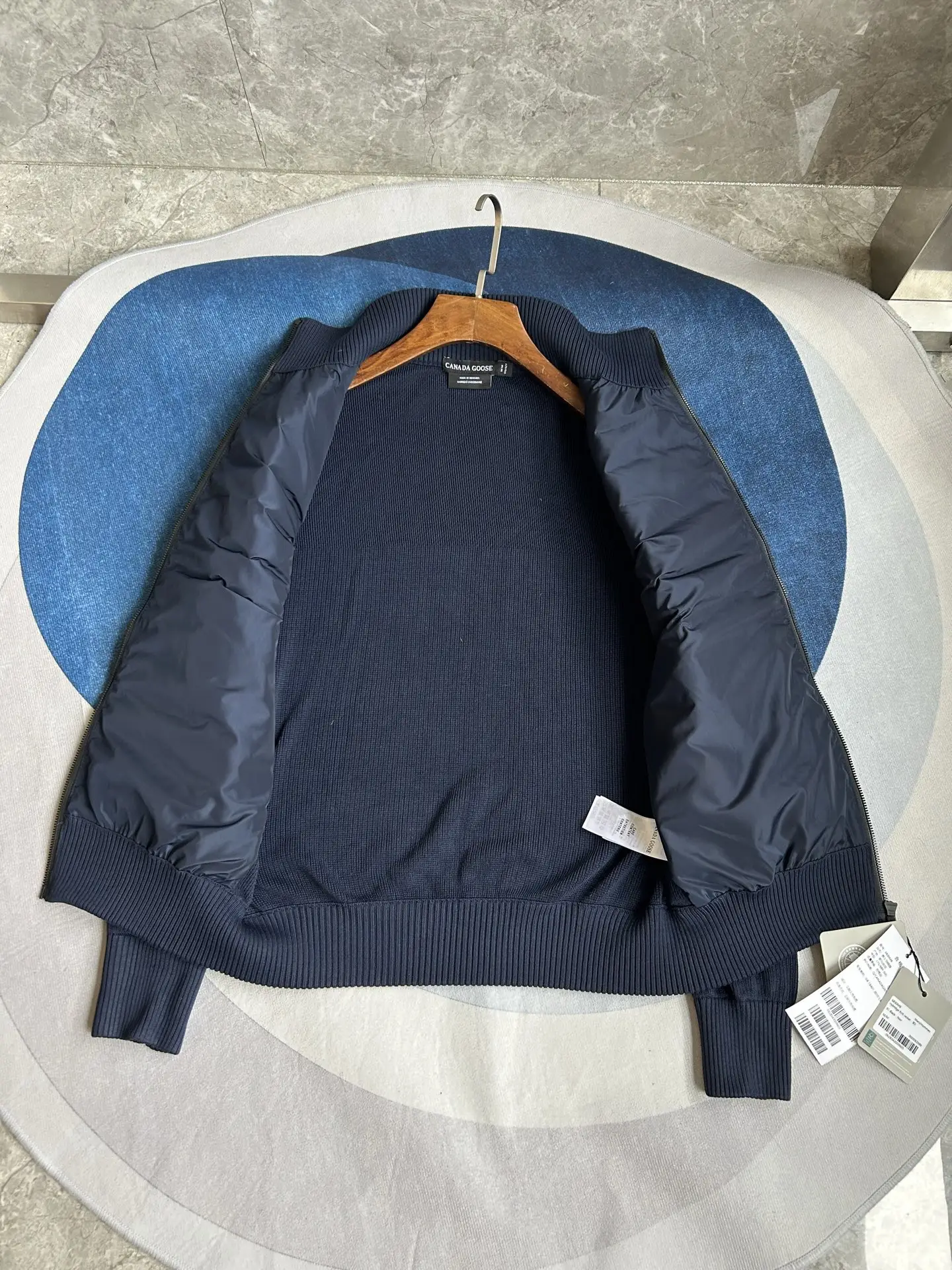 HyBridge Knit Merino Wool Jacket D44022723 — view 4