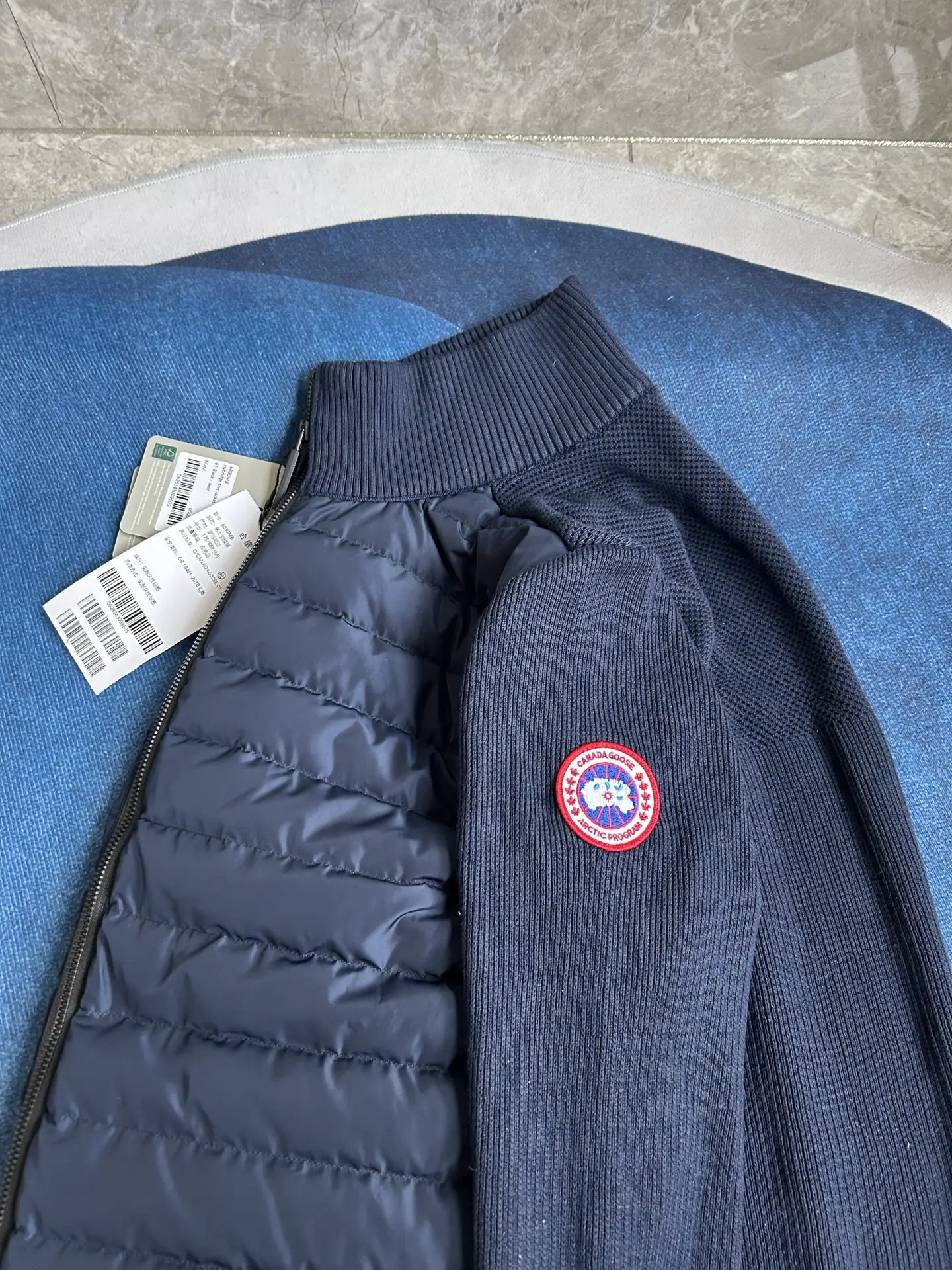 HyBridge Knit Merino Wool Jacket D44022723 — view 18