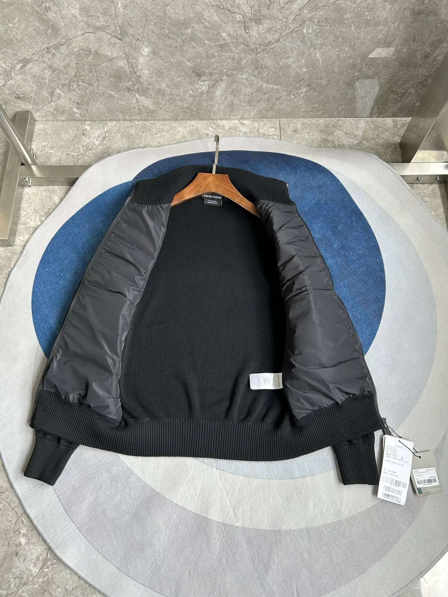 HyBridge Knit Merino Wool and Down Jacket D44022724 — view 4