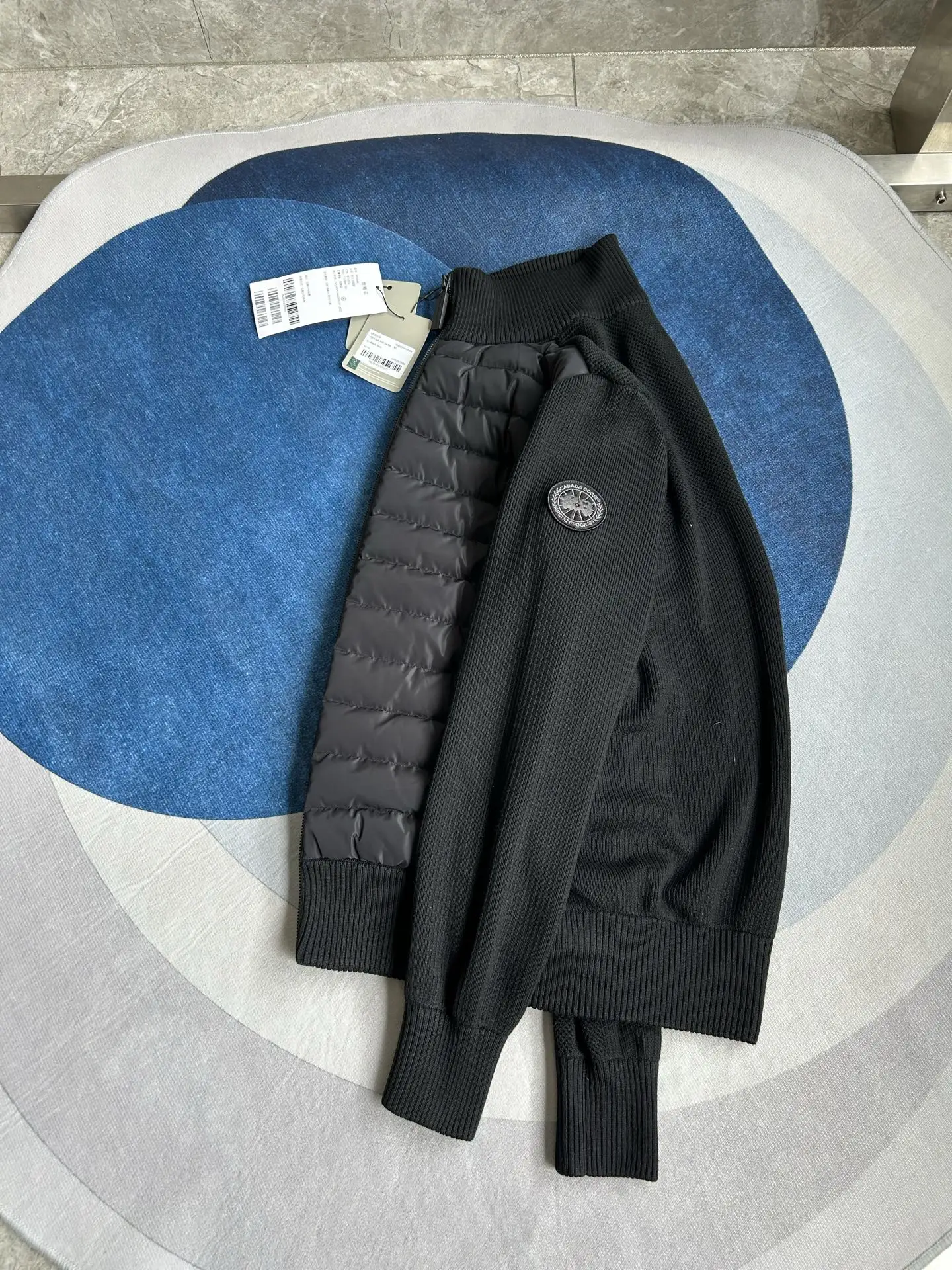 HyBridge Knit Merino Wool and Down Jacket D44022724 — view 5
