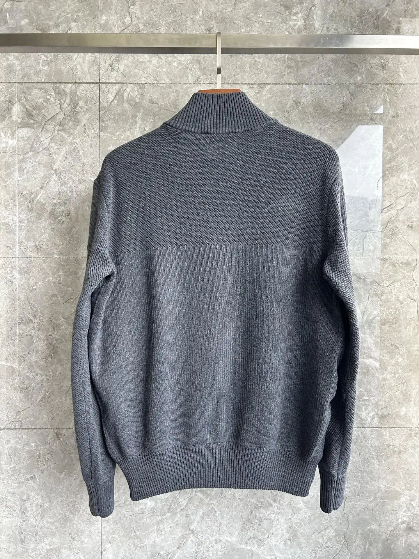 HyBridge Knit Merino Wool Jacket D44022725 — view 2