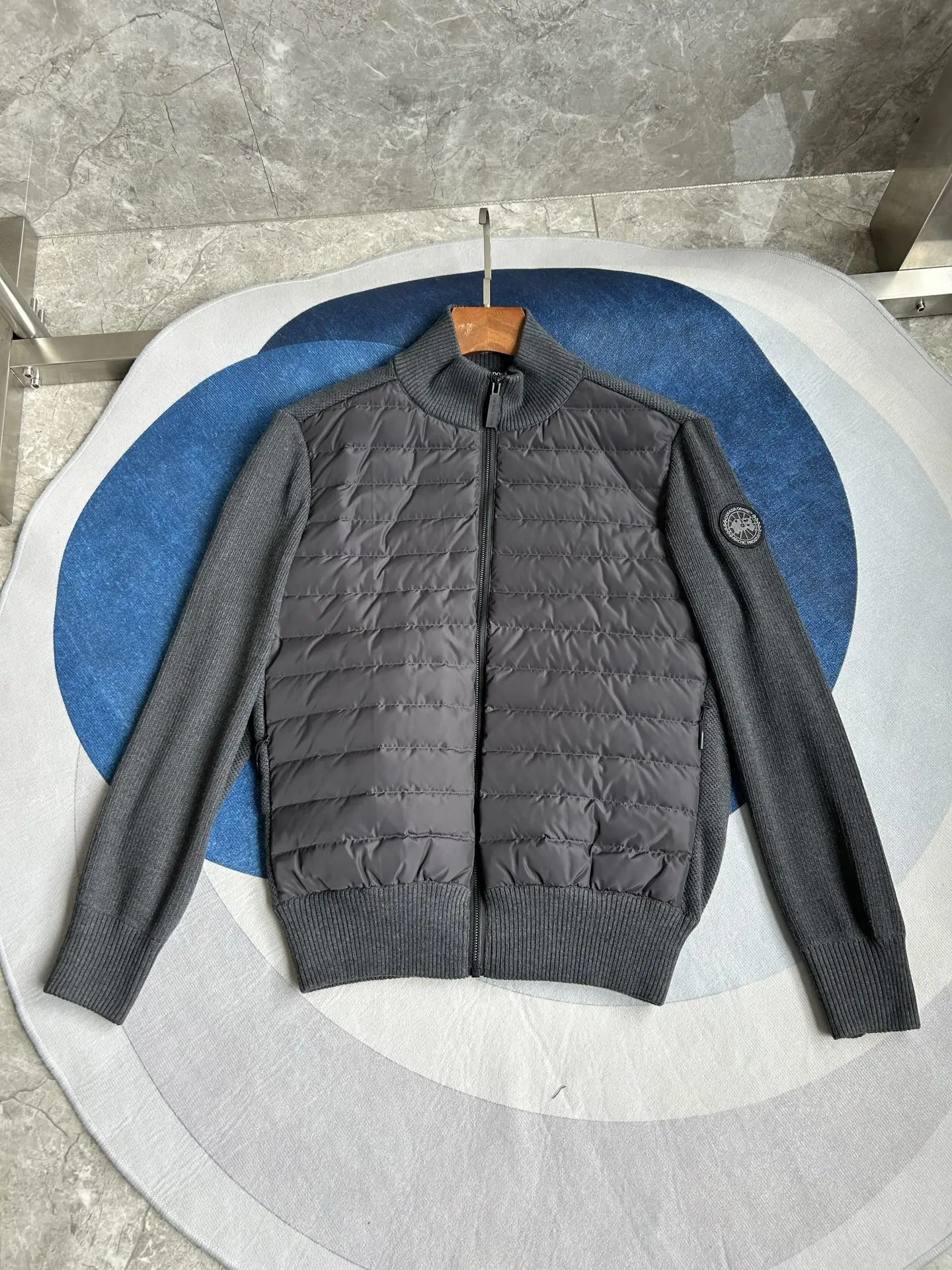 HyBridge Knit Merino Wool Jacket D44022725 — view 3