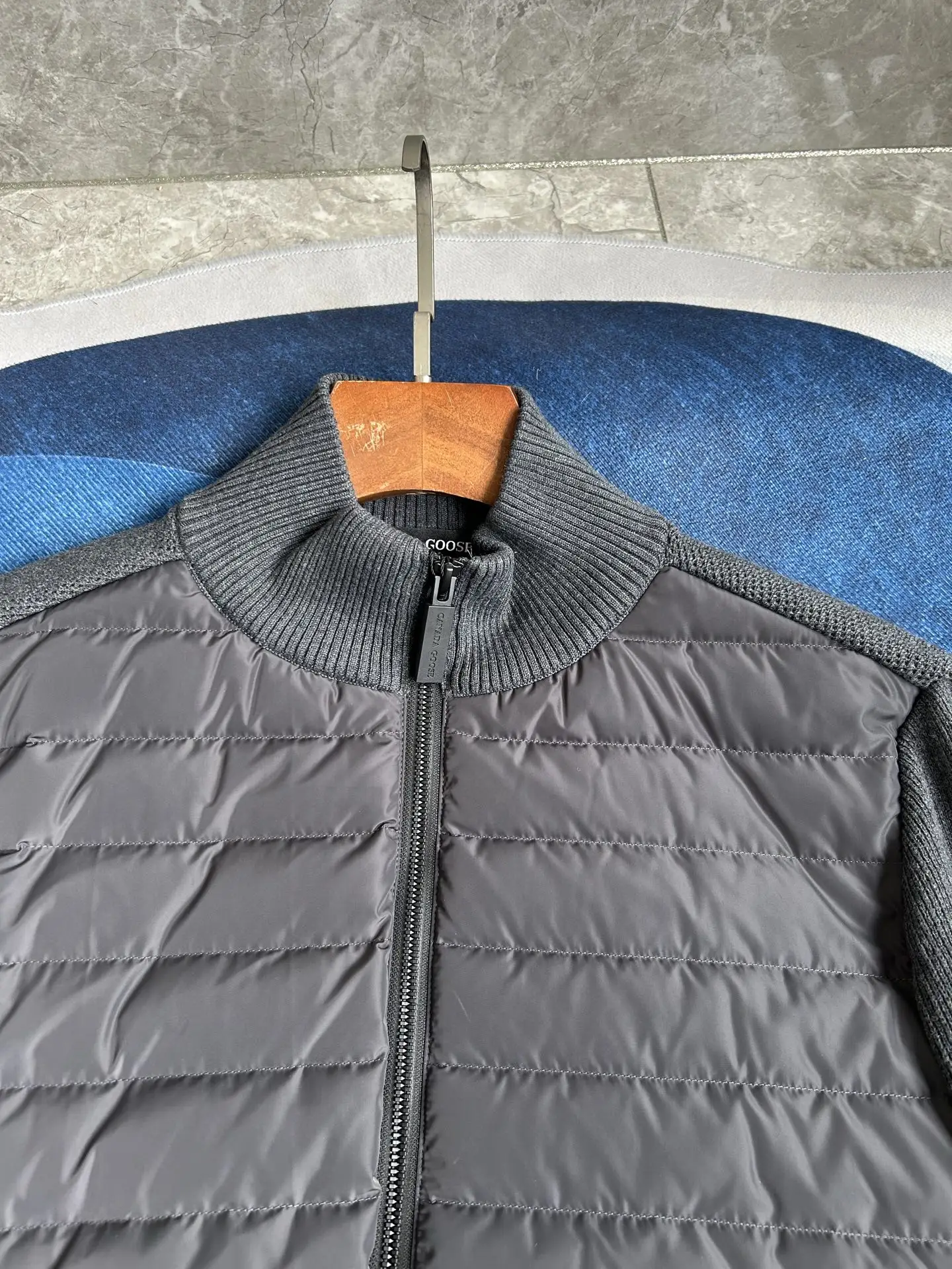 HyBridge Knit Merino Wool Jacket D44022725 — view 13