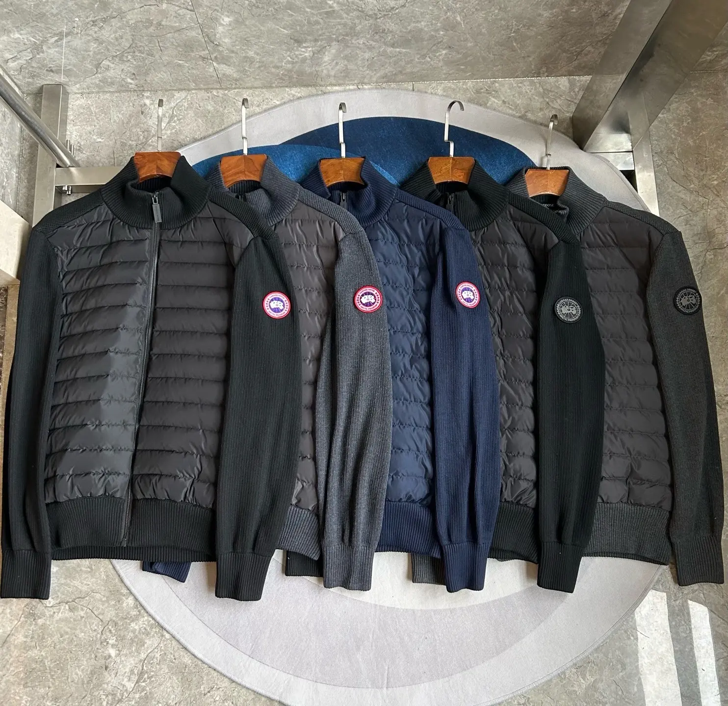 HyBridge Knit Merino Wool Jacket D44022722 — view 3