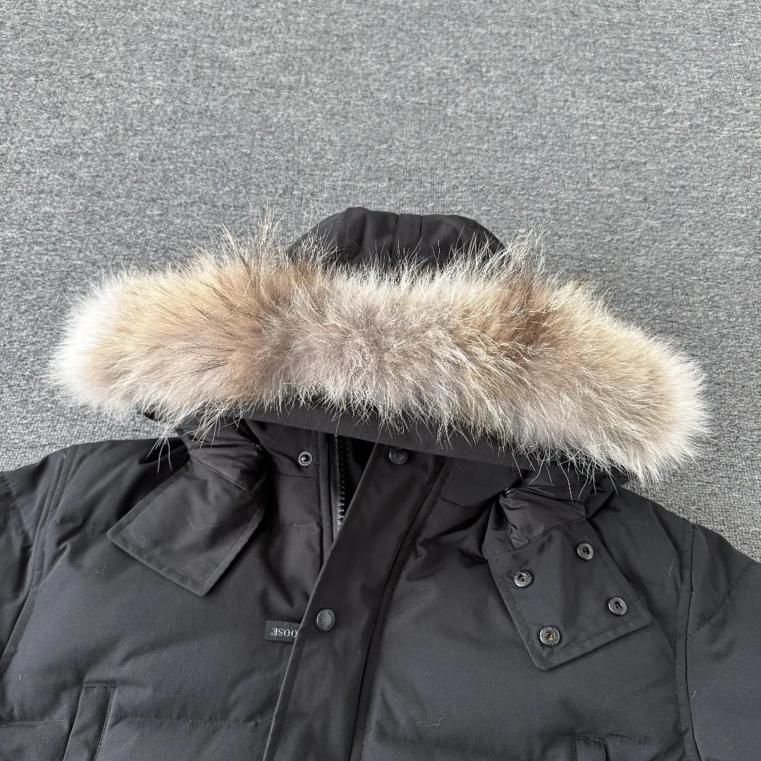 Wyndham Fur-Trimmed Down Parka D44023400 — view 3
