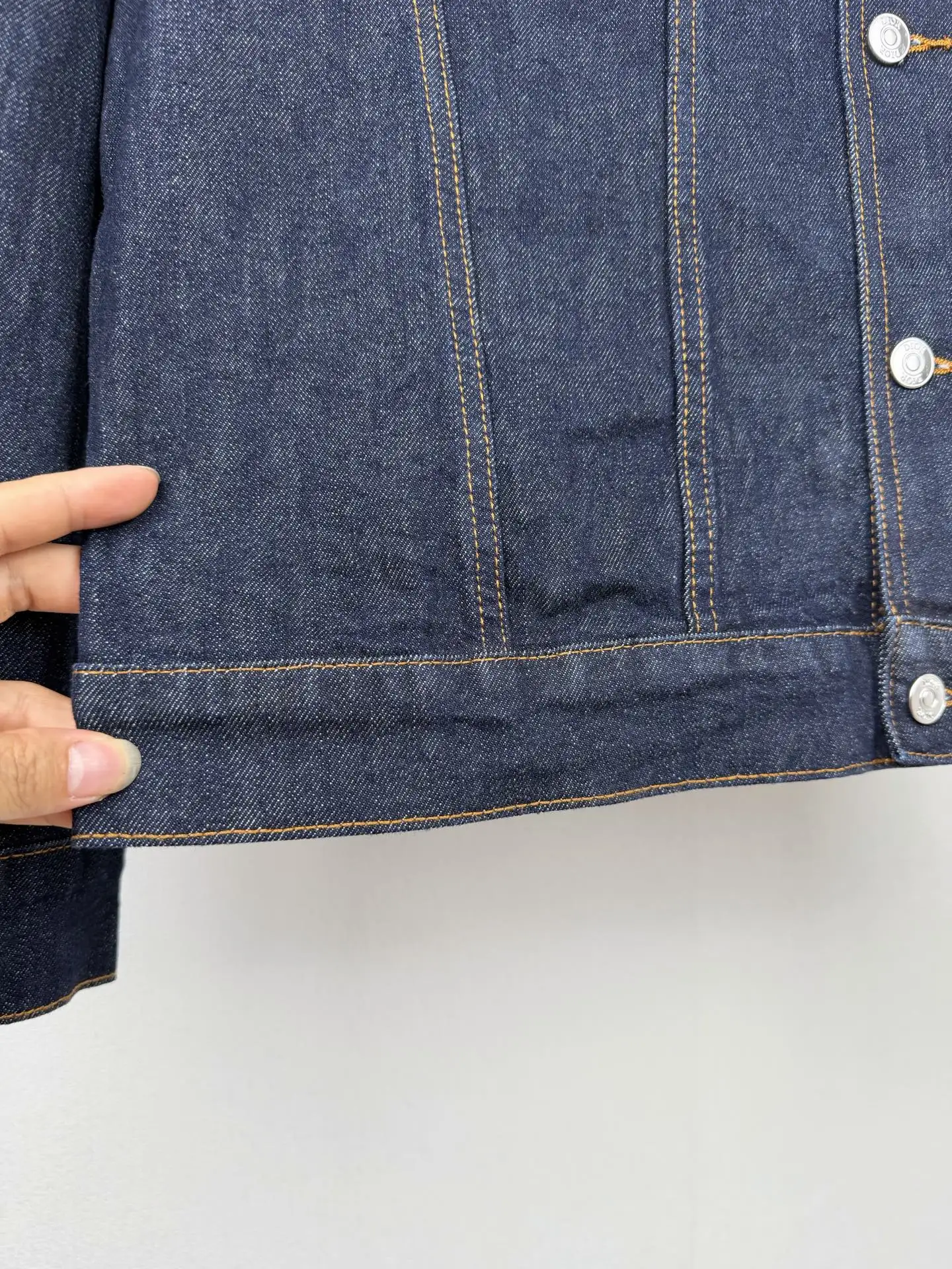 Oblique Lining Denim Trucker Jacket D44020090 — view 8