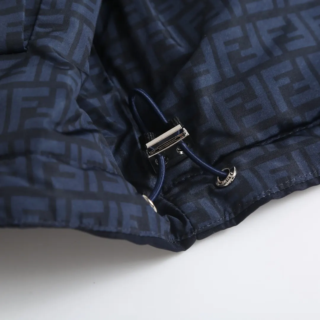 Reversible Logo-Embroidered Hooded Jacket D44019912 — view 11