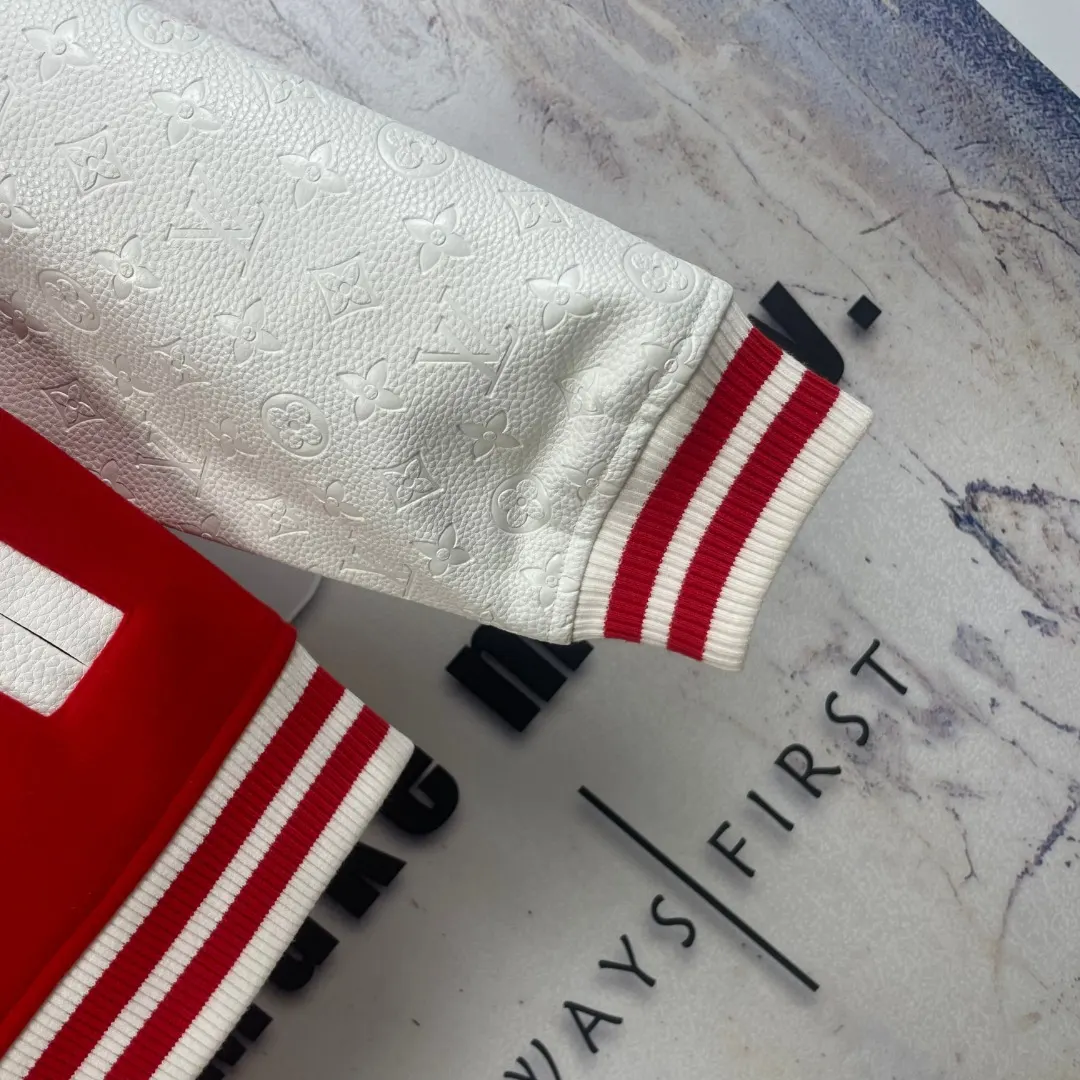 Floral Embroidered Wool-Blend Varsity Jacket D45023290 — view 5