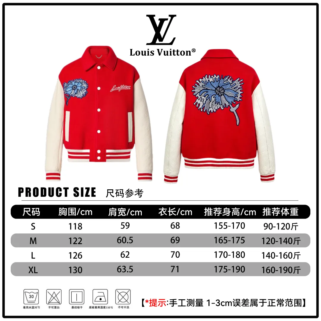 Floral Embroidered Wool-Blend Varsity Jacket D45023290 — view 16