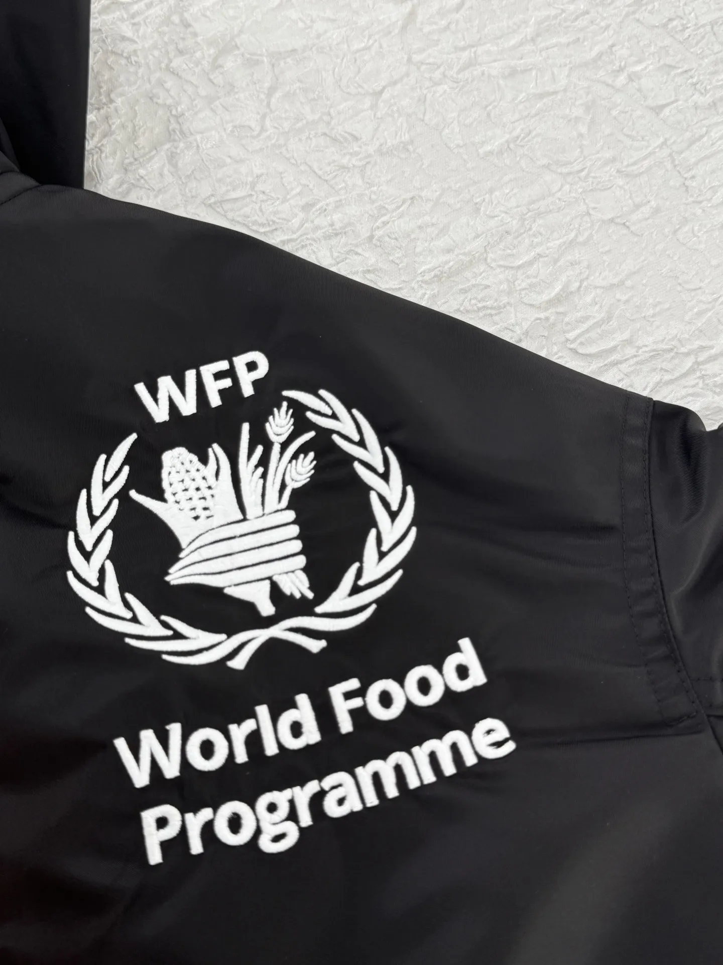 WFP Embroidered Hooded Bomber Jacket D46019955 — view 7