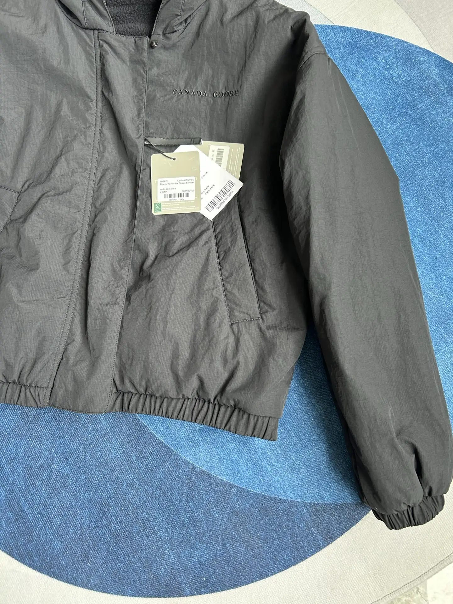 Alberni Reversible Fleece Hooded Jacket D48022781 — view 10