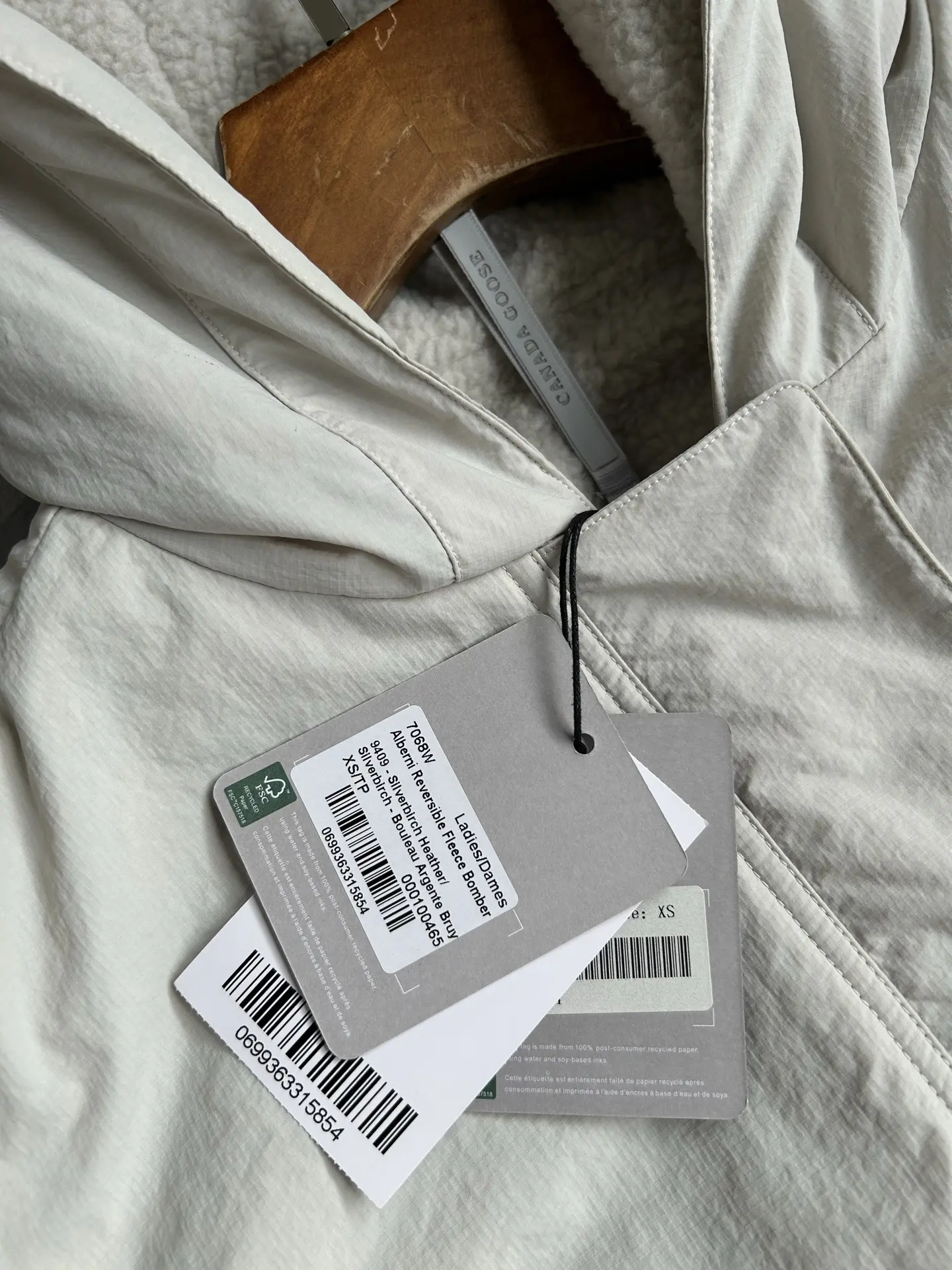 Alberni Reversible Fleece Hooded Jacket D48022783 — view 8