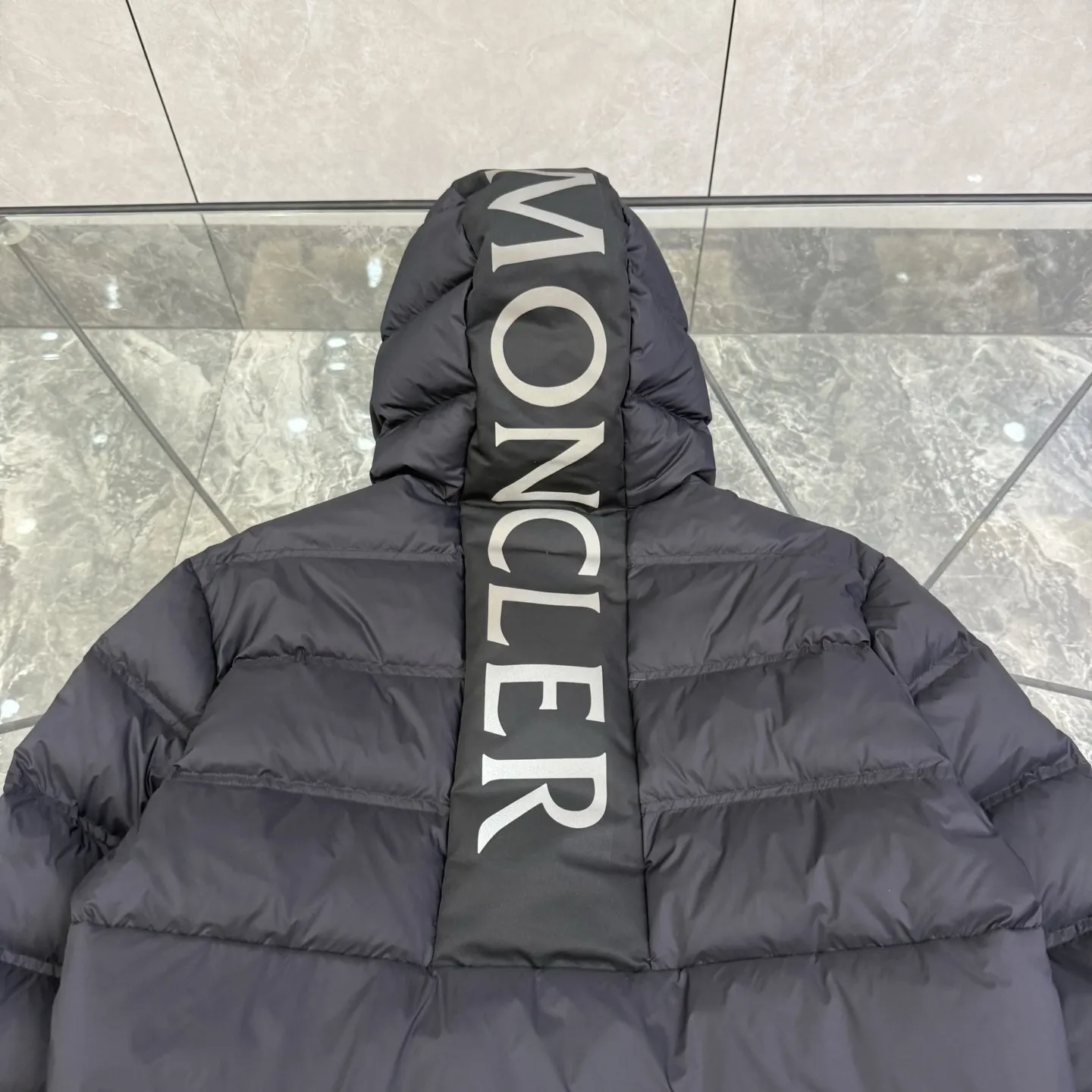 Moncler Gardy Hooded Down Puffer Jacket D51019967 — view 6