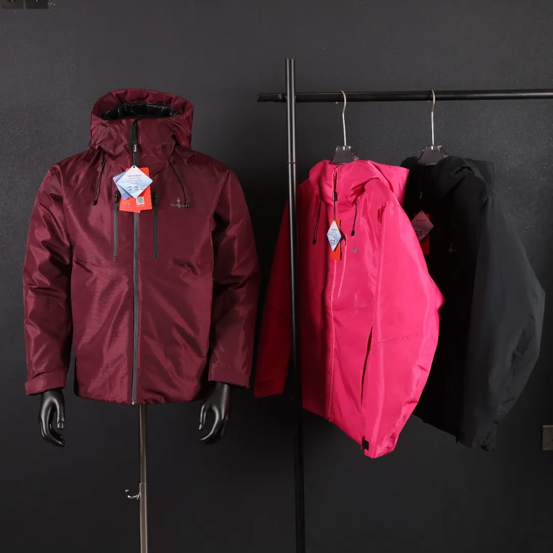 Waterproof Hooded Goose Down Puffer Jacket D60019959 — view 2