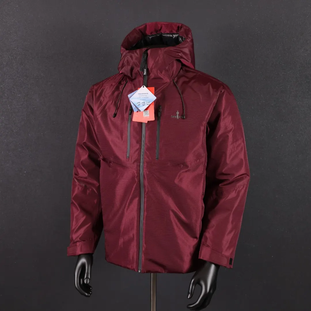 Hooded Goose Down Puffer Jacket D60019963 — view 2