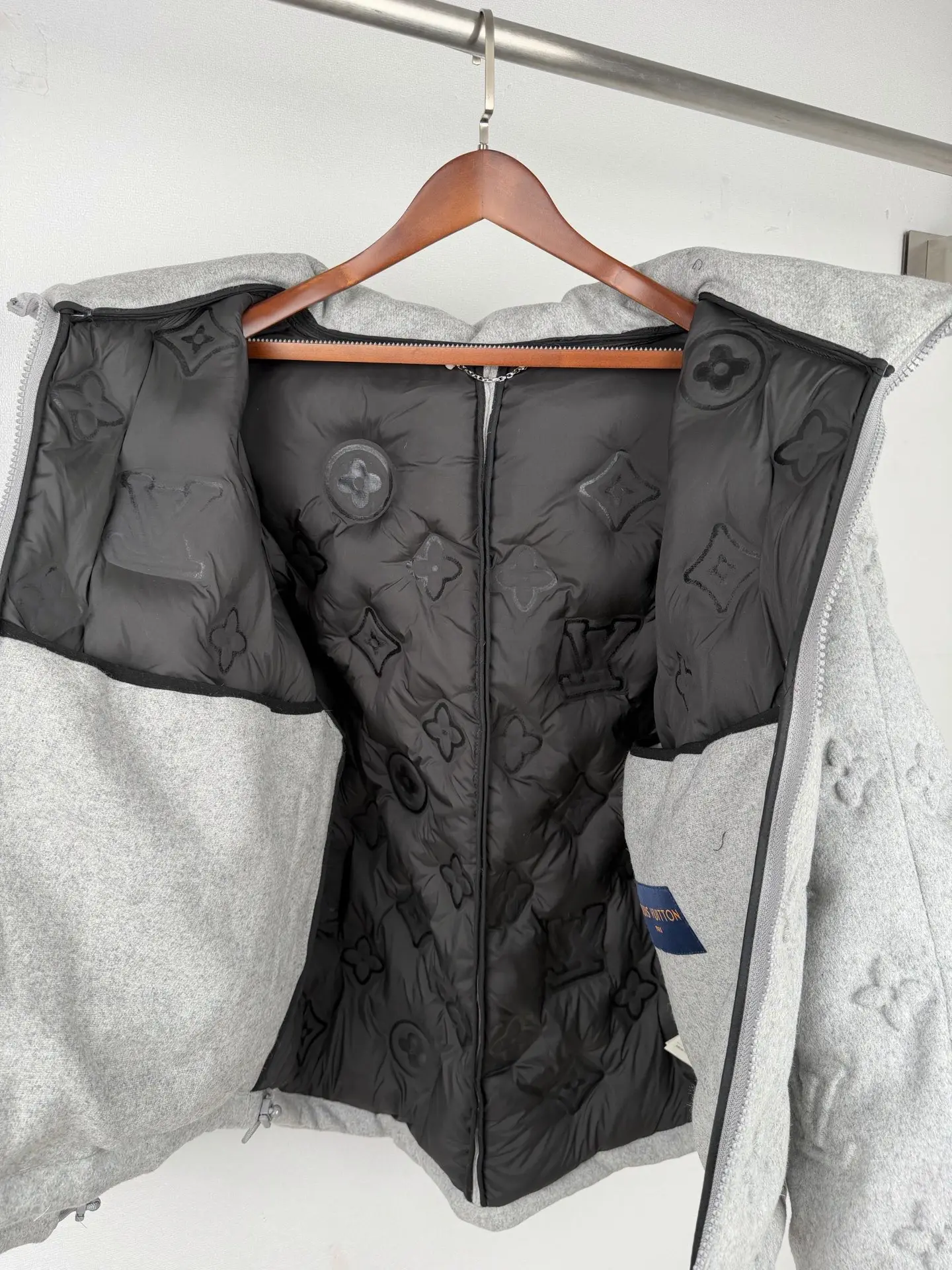 Monogram Embossed Down-Filled Puffer Jacket D72019987 — view 13