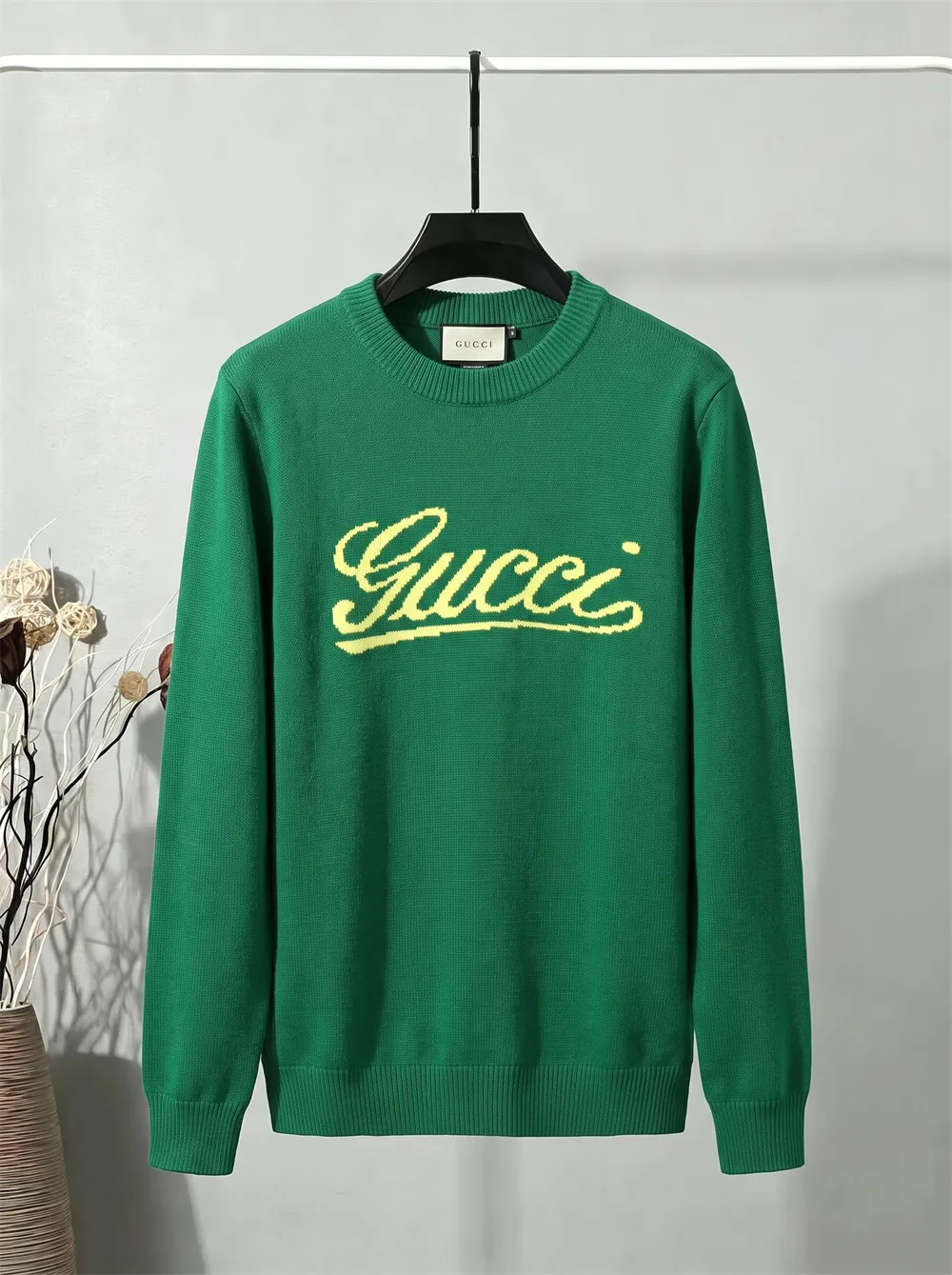 Logo Jacquard Crew-Neck Sweater D20022120